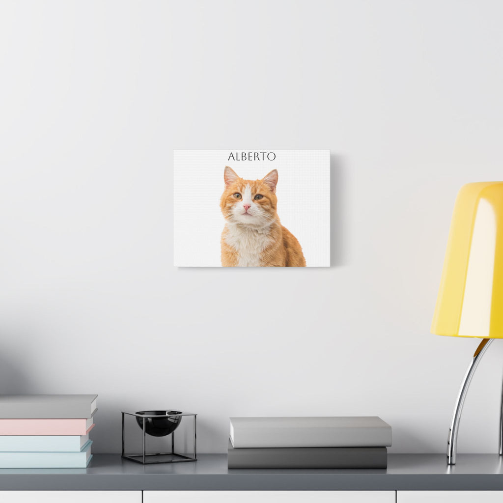 Pet Portrait Satin Canvas (Stretched)