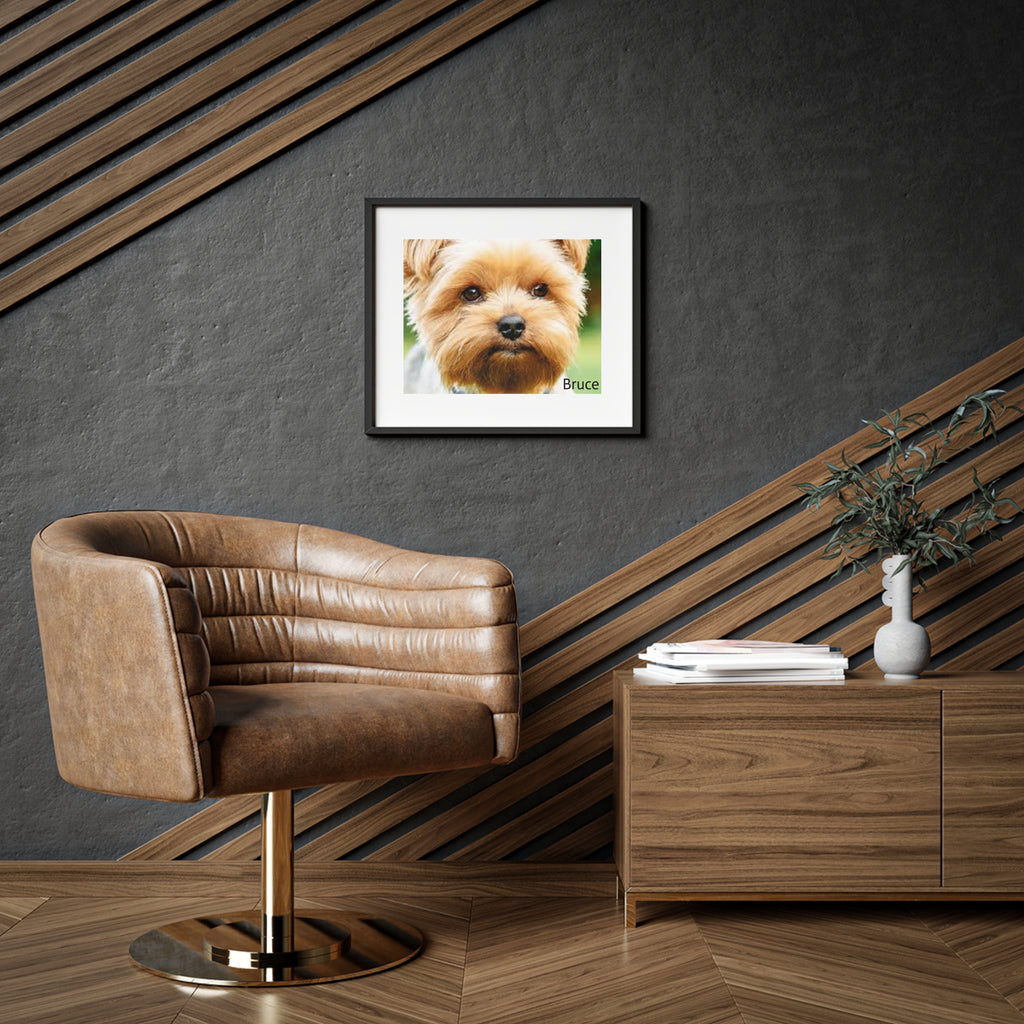 Framed Matte Portrait Poster — Custom Wall Art