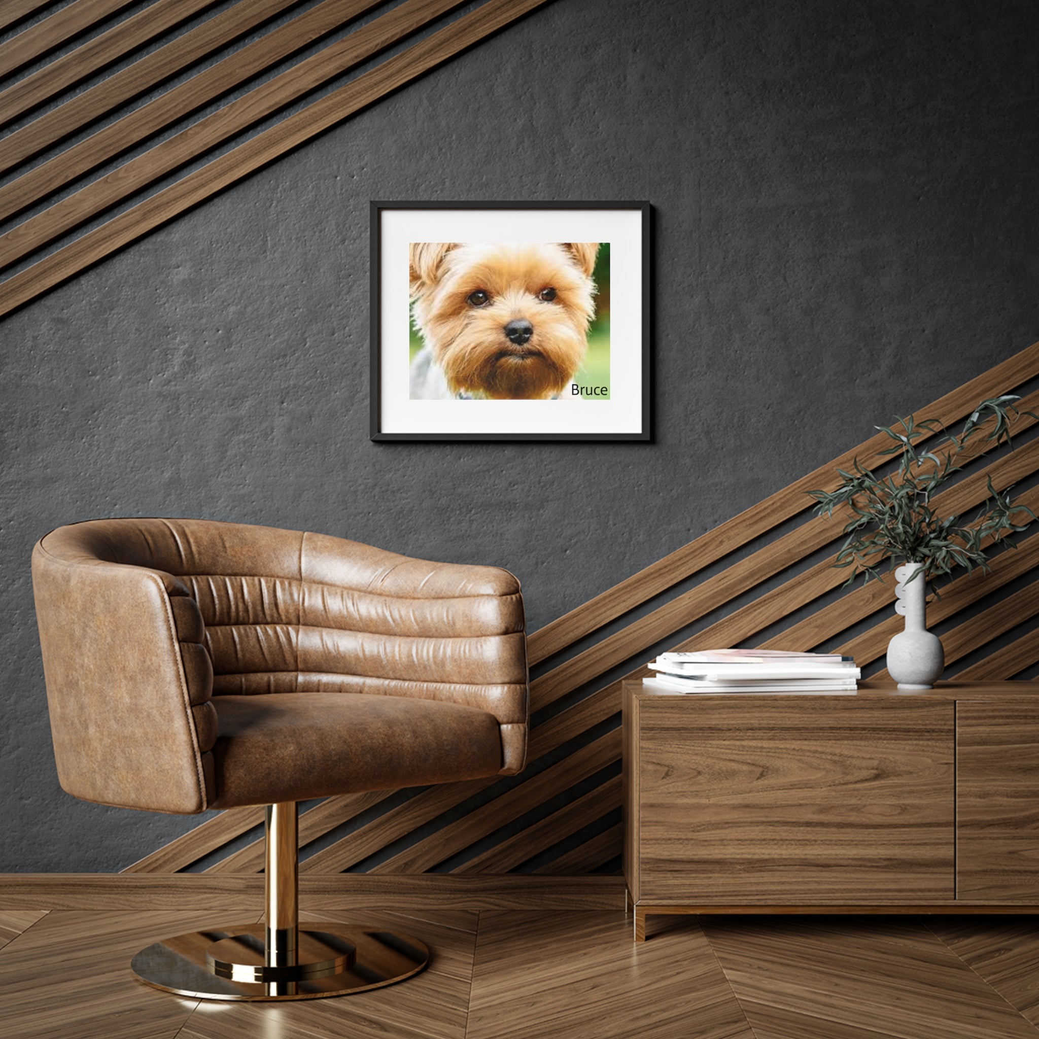 Framed Matte Portrait Poster — Custom Wall Art