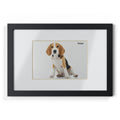 Framed Poster — Personalized Pet Photo Print (Black Frame)
