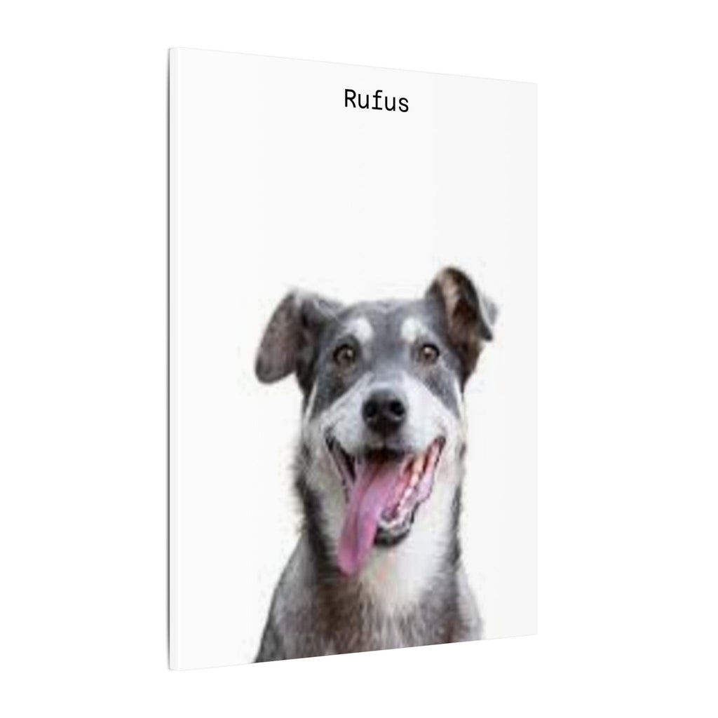 Portrait Canvas — Matte Stretched Wall Art for Pet Lovers