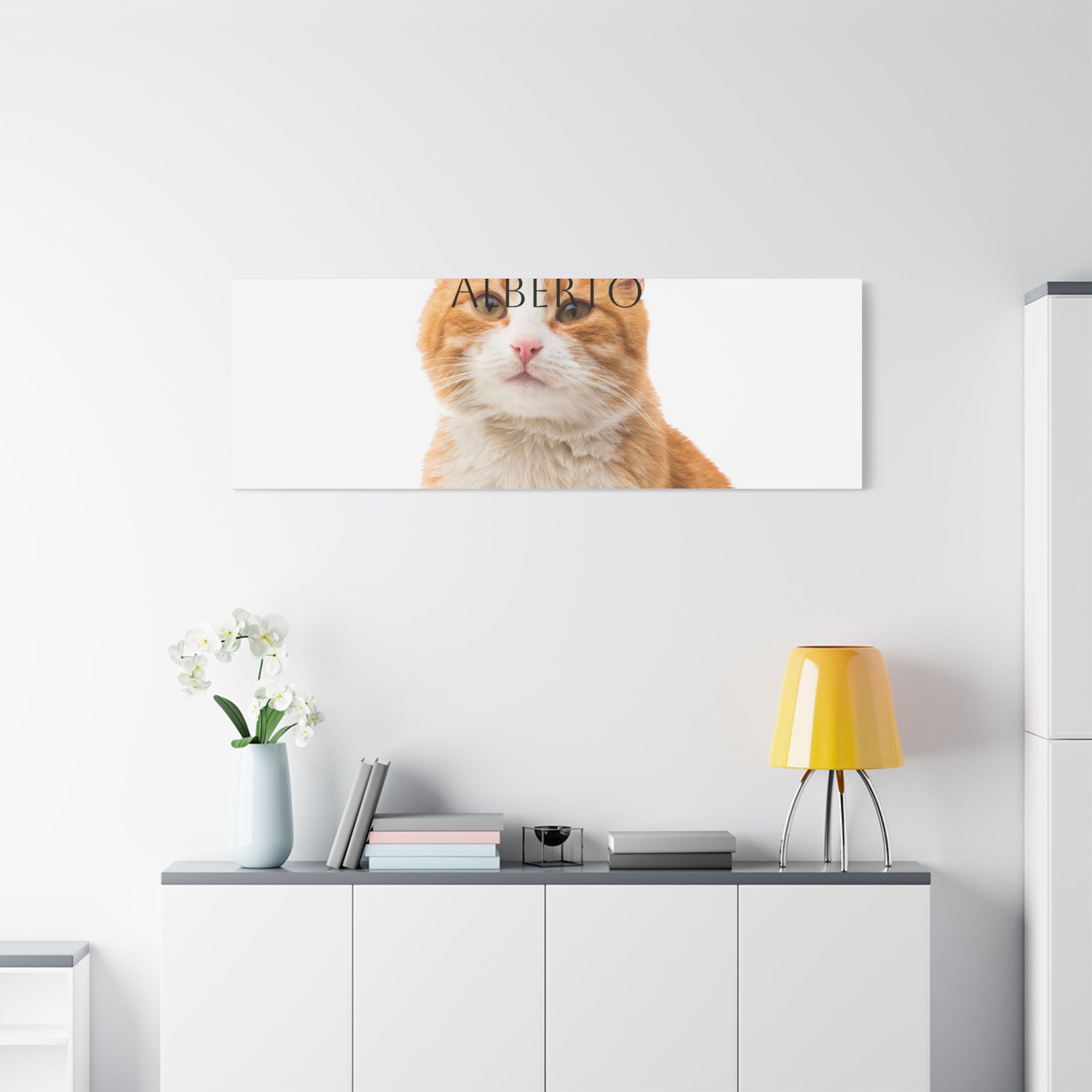 Pet Portrait Satin Canvas (Stretched)