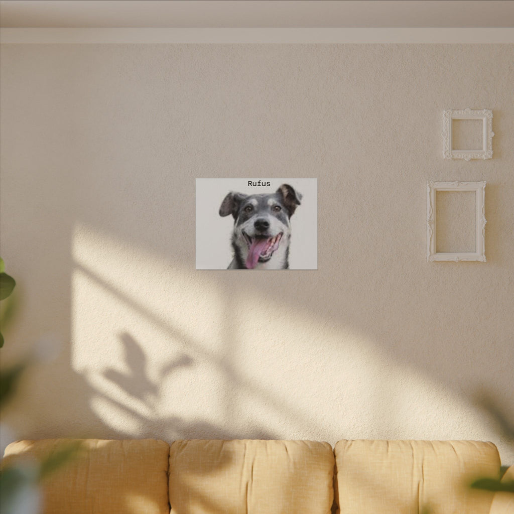 Portrait Canvas — Matte Stretched Wall Art for Pet Lovers