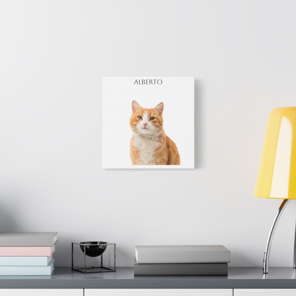 Pet Portrait Satin Canvas (Stretched)