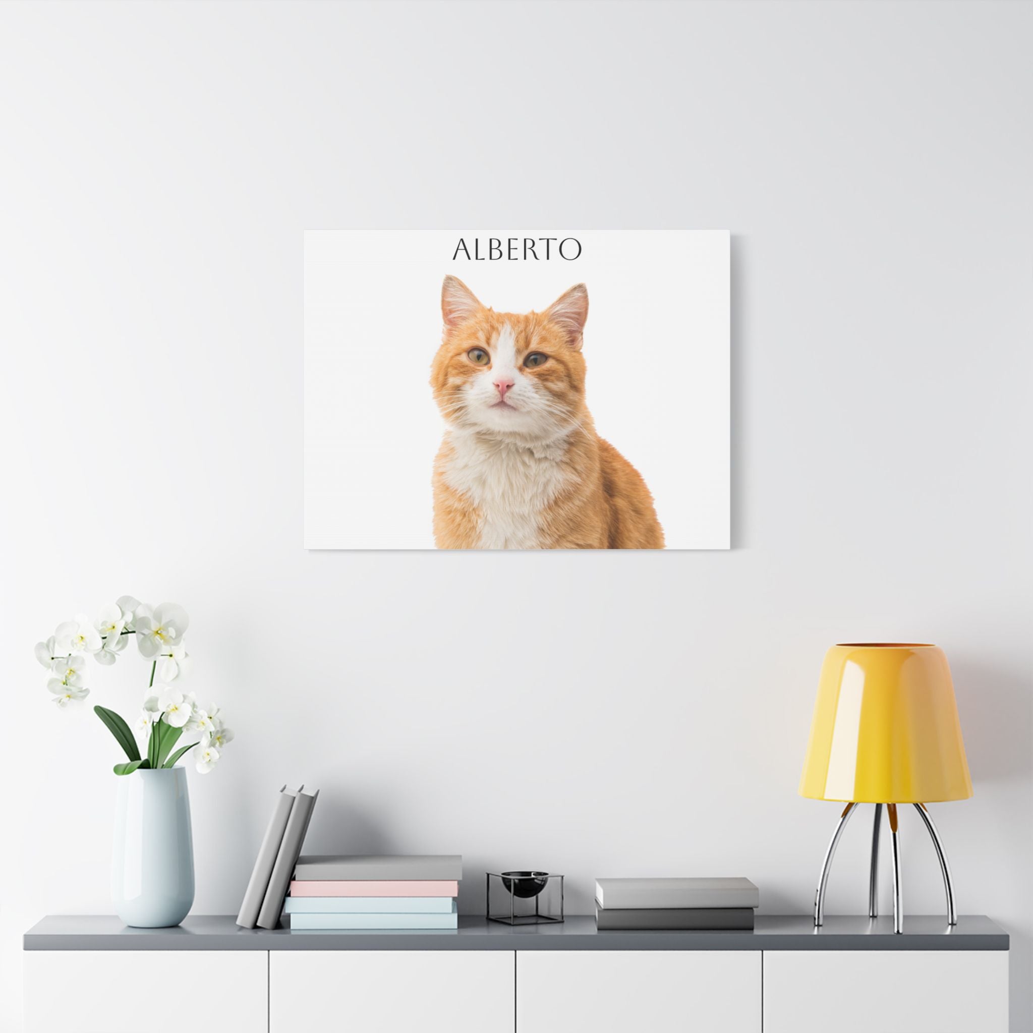 Pet Portrait Satin Canvas (Stretched)