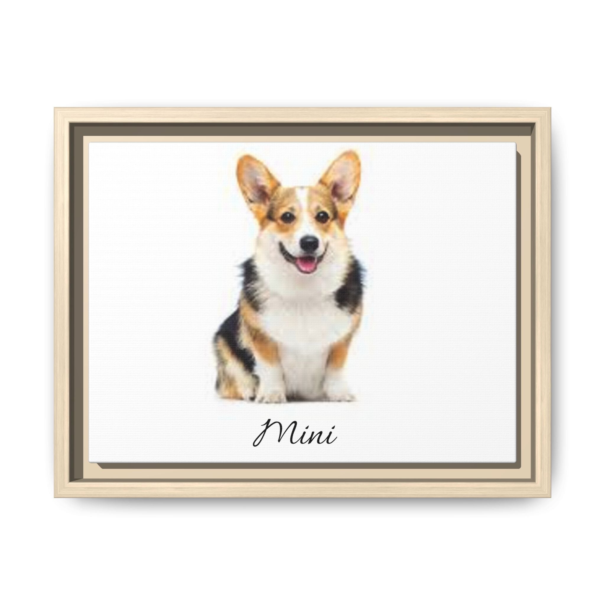 Framed Matte Canvas Portrait – Personalized Wall Art