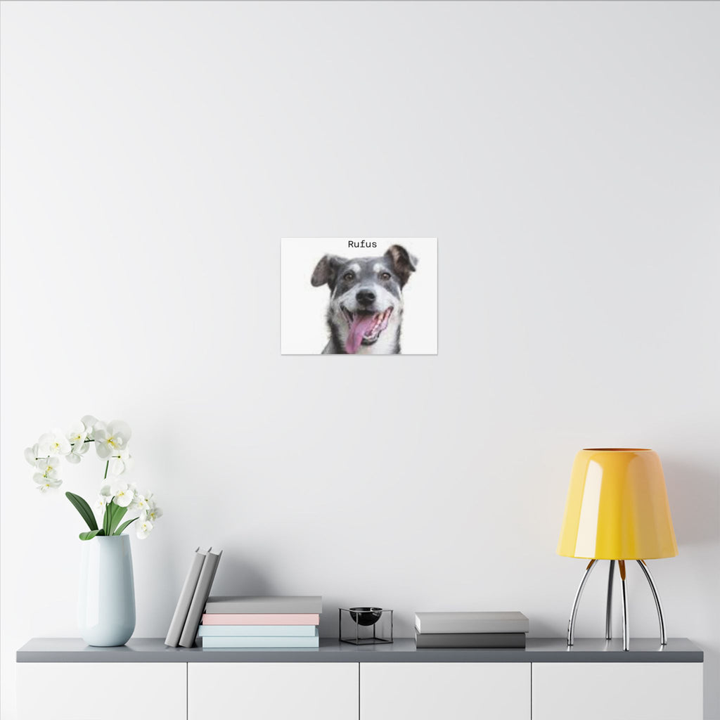 Portrait Canvas — Matte Stretched Wall Art for Pet Lovers