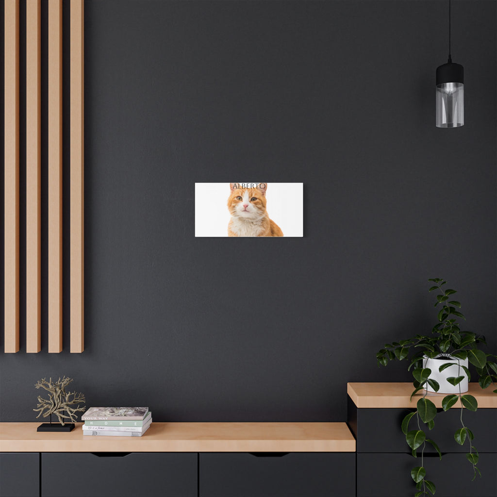 Pet Portrait Satin Canvas (Stretched)