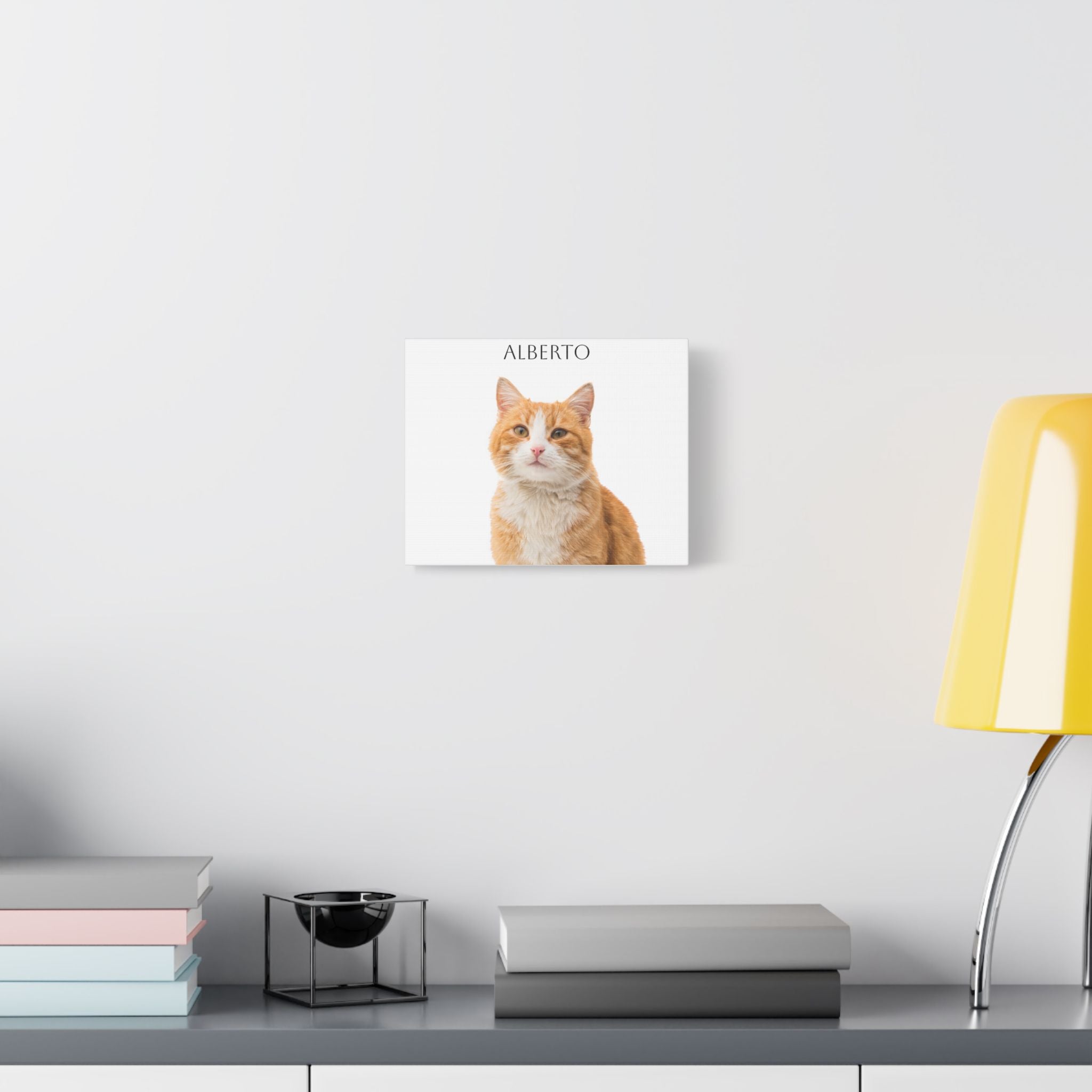 Pet Portrait Satin Canvas (Stretched)