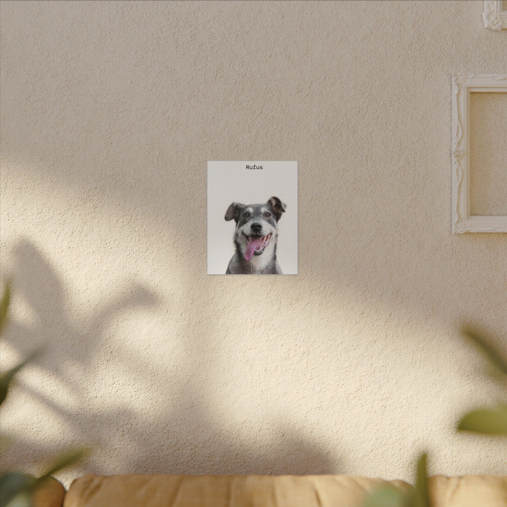 Portrait Canvas — Matte Stretched Wall Art for Pet Lovers