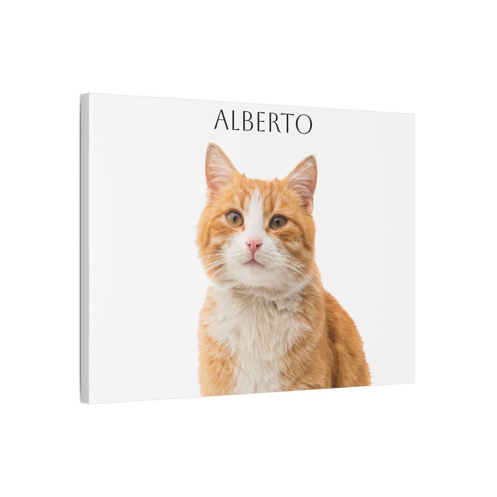 Pet Portrait Satin Canvas (Stretched)