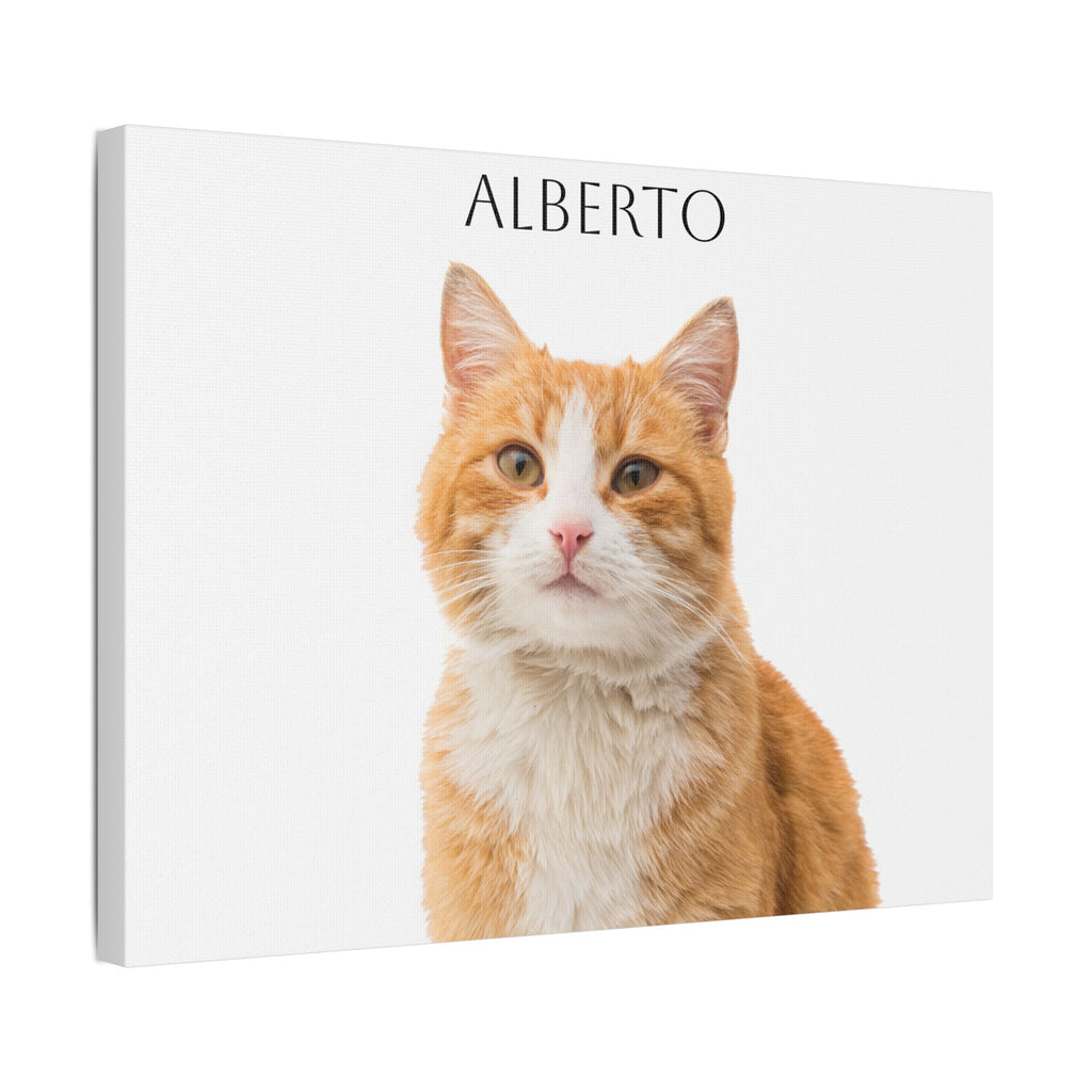 Pet Portrait Satin Canvas (Stretched)
