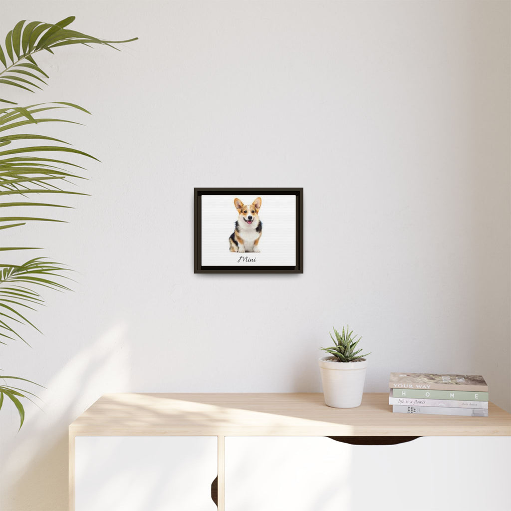 Framed Matte Canvas Portrait – Personalized Wall Art