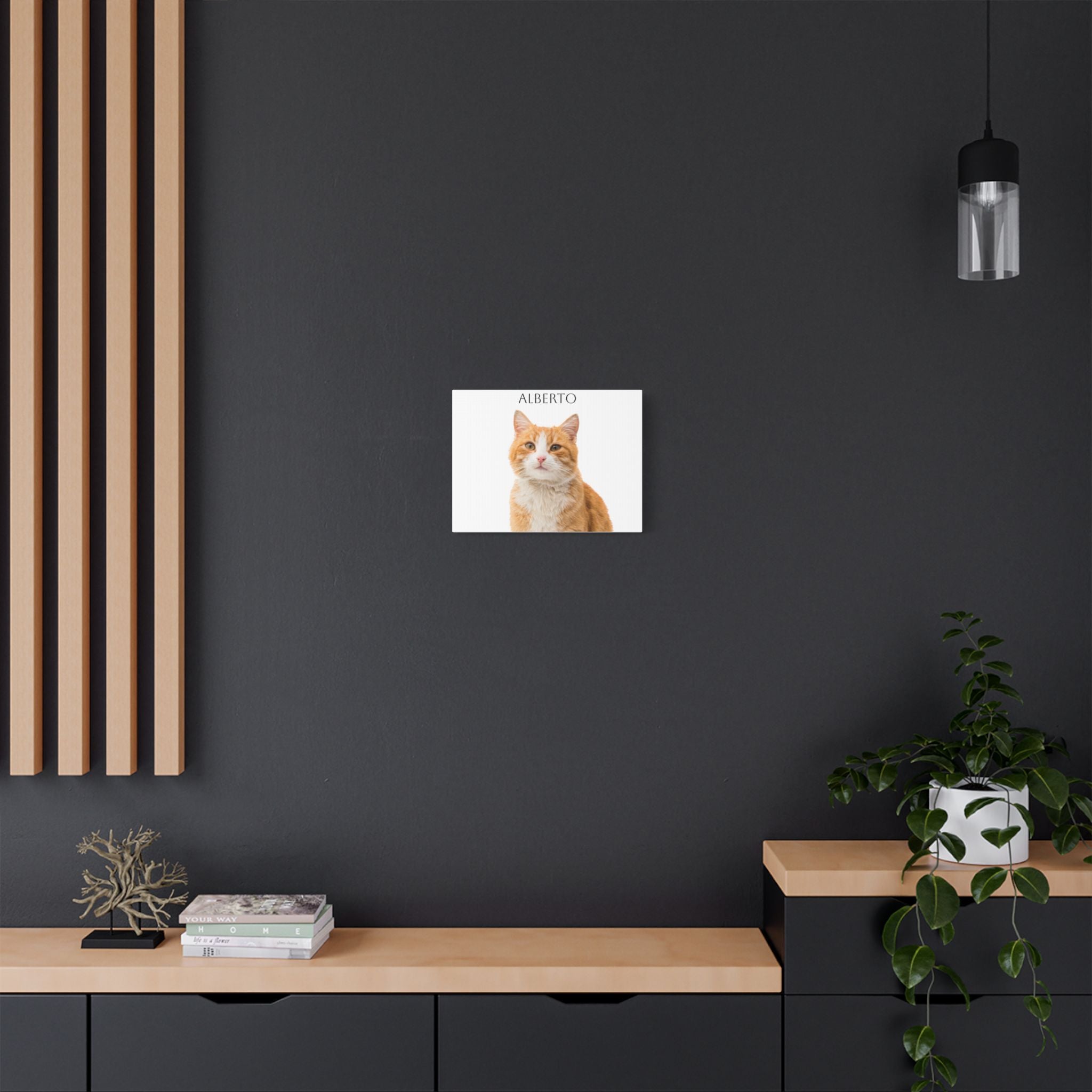 Pet Portrait Satin Canvas (Stretched)