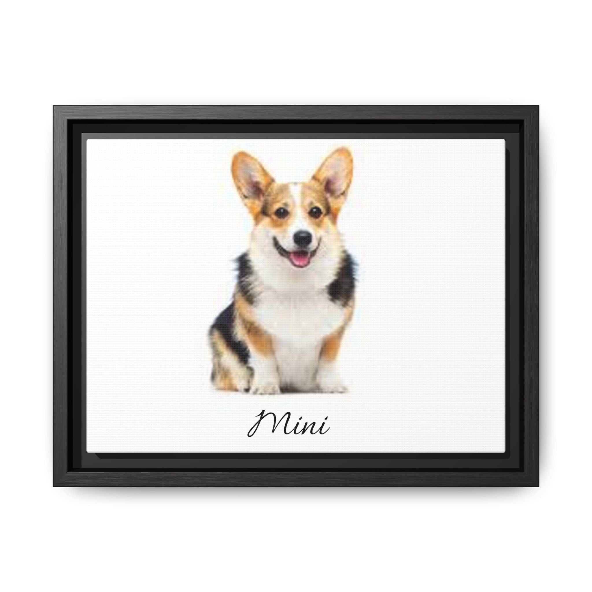 Framed Matte Canvas Portrait – Personalized Wall Art