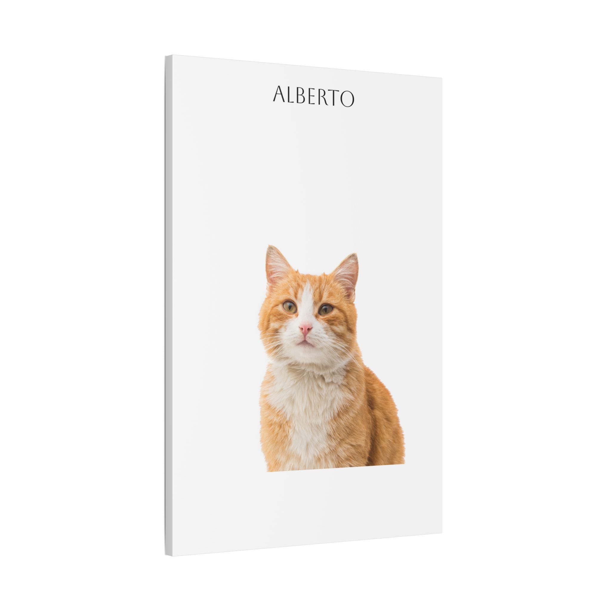 Pet Portrait Satin Canvas (Stretched)