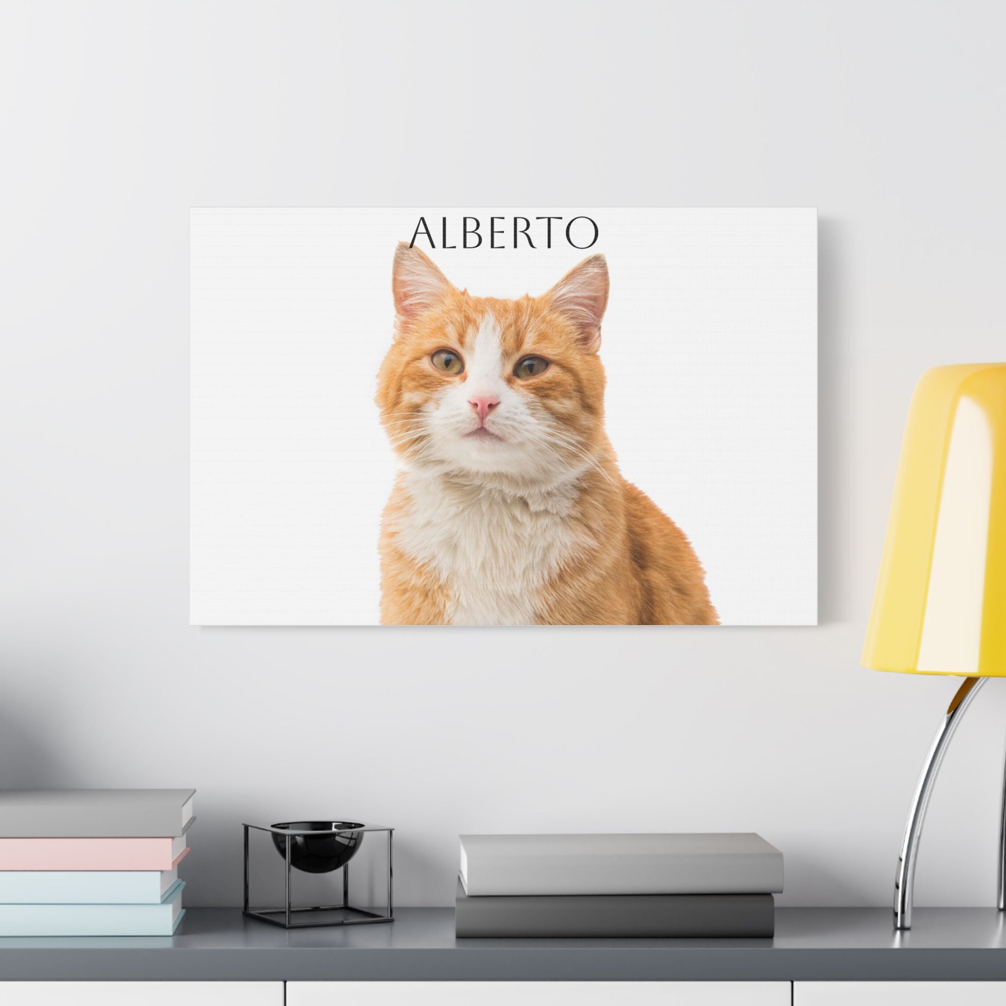 Pet Portrait Satin Canvas (Stretched)