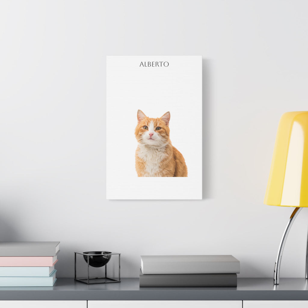 Pet Portrait Satin Canvas (Stretched)