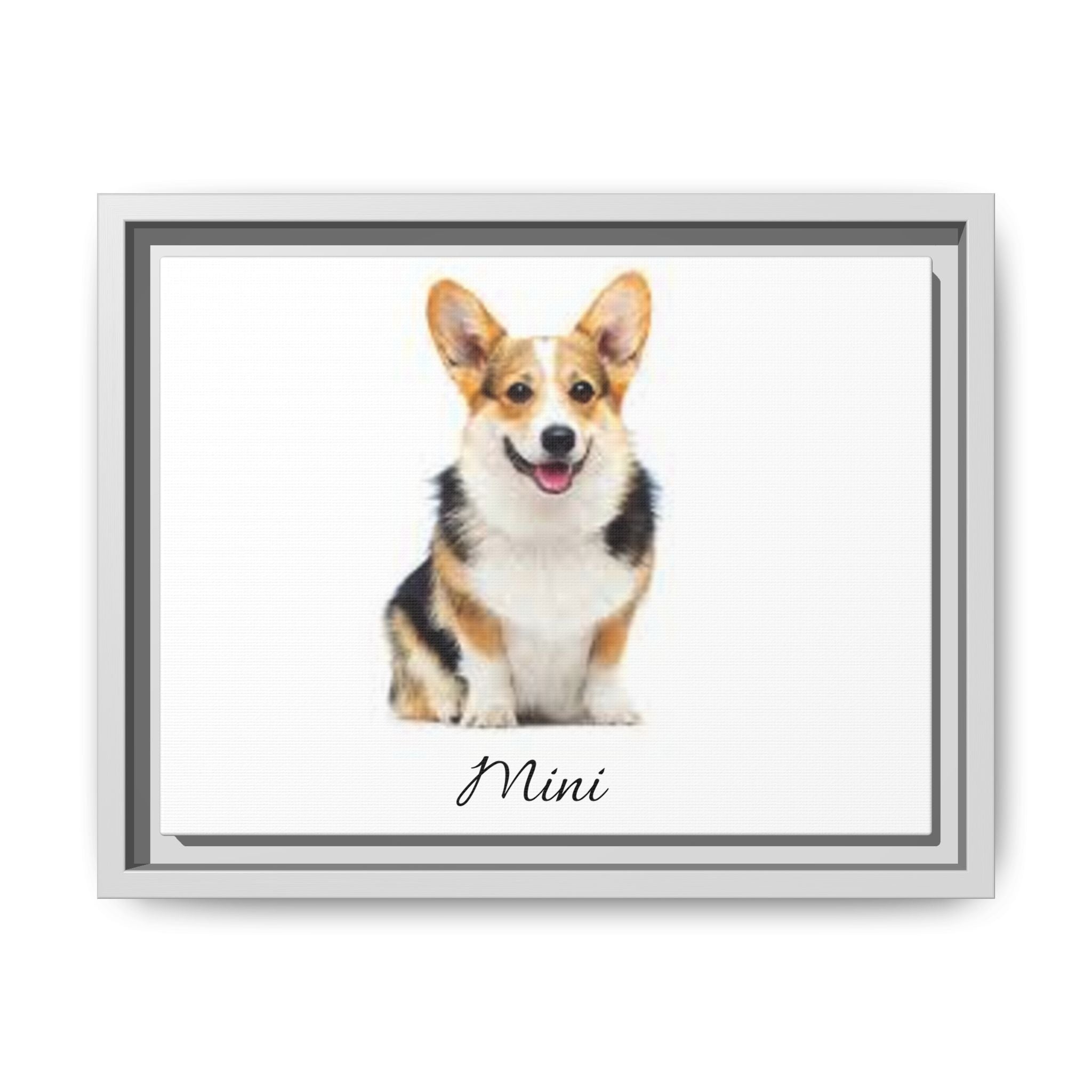 Framed Matte Canvas Portrait – Personalized Wall Art