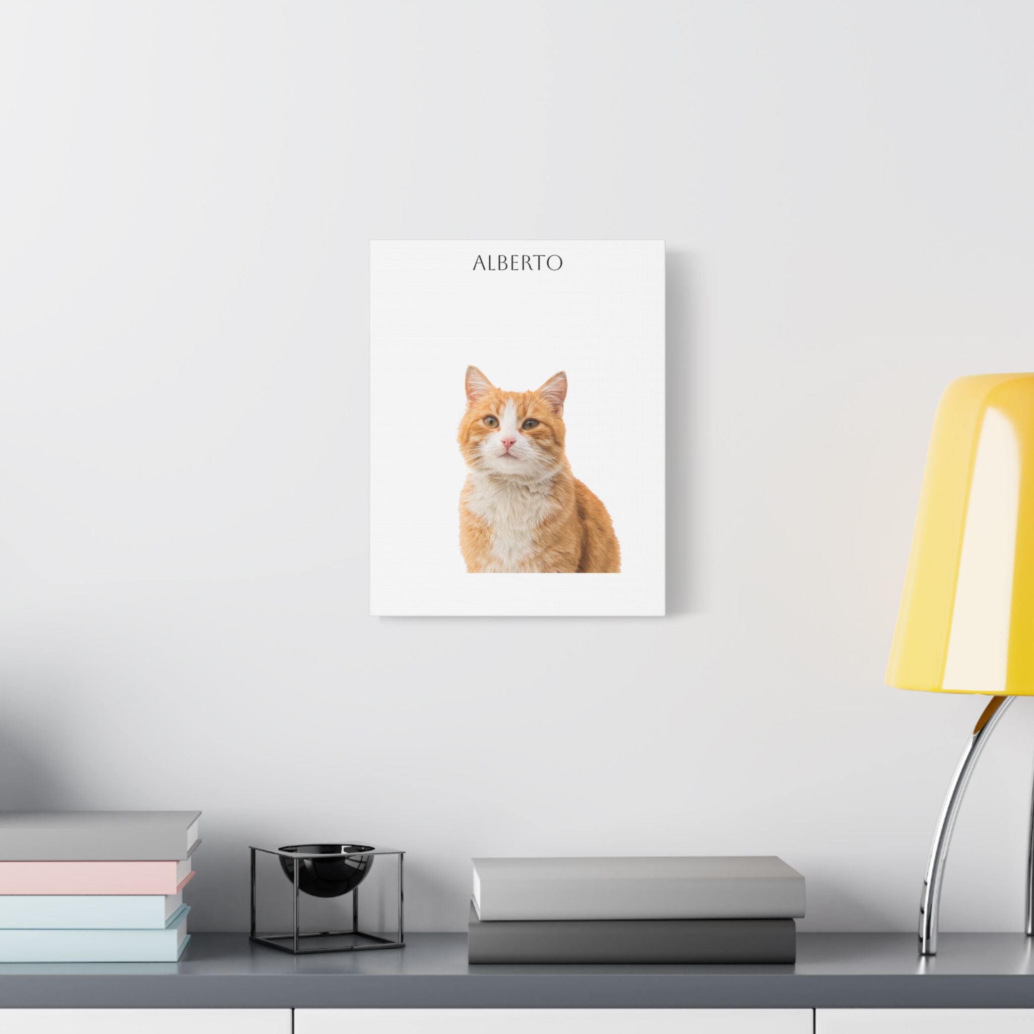 Pet Portrait Satin Canvas (Stretched)