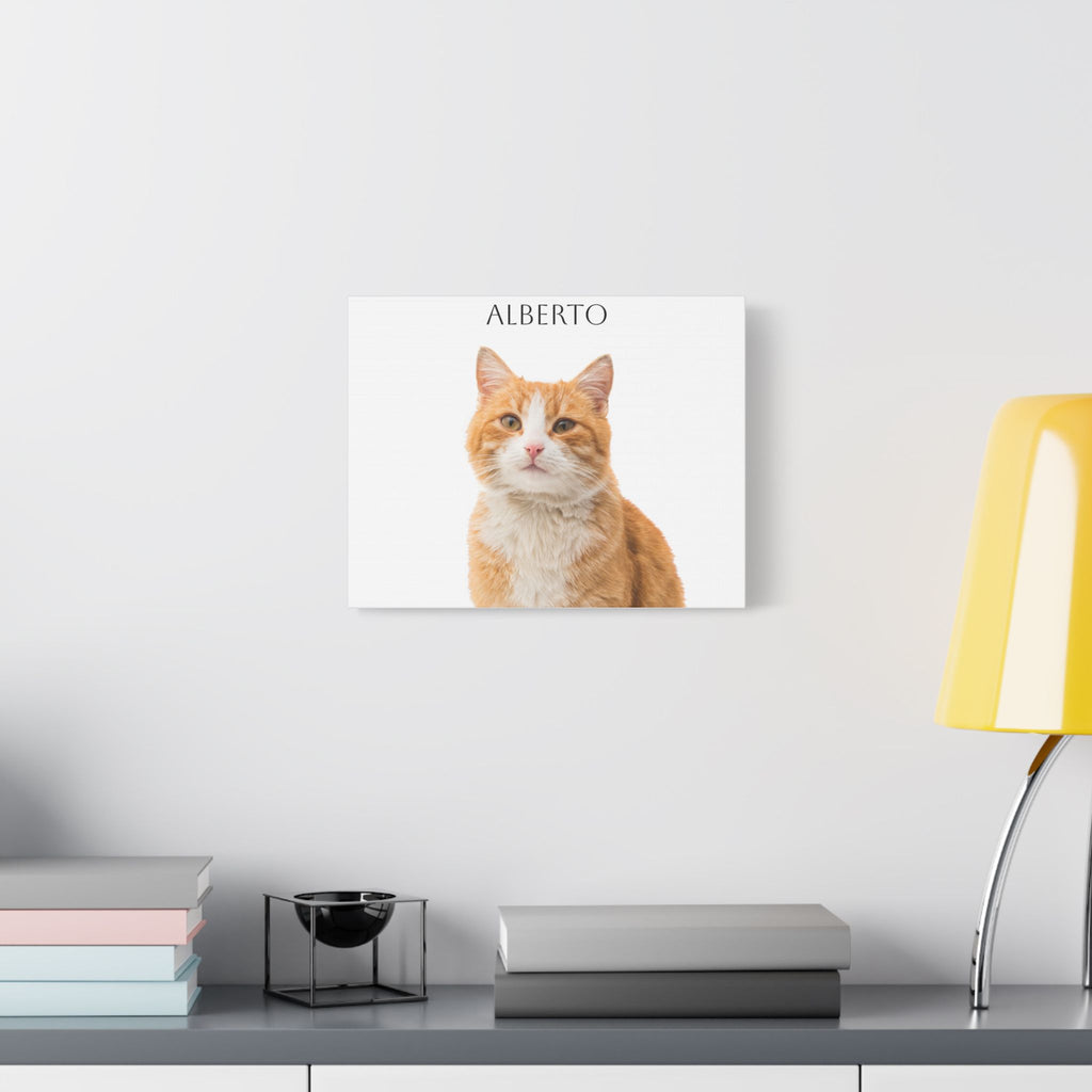 Pet Portrait Satin Canvas (Stretched)