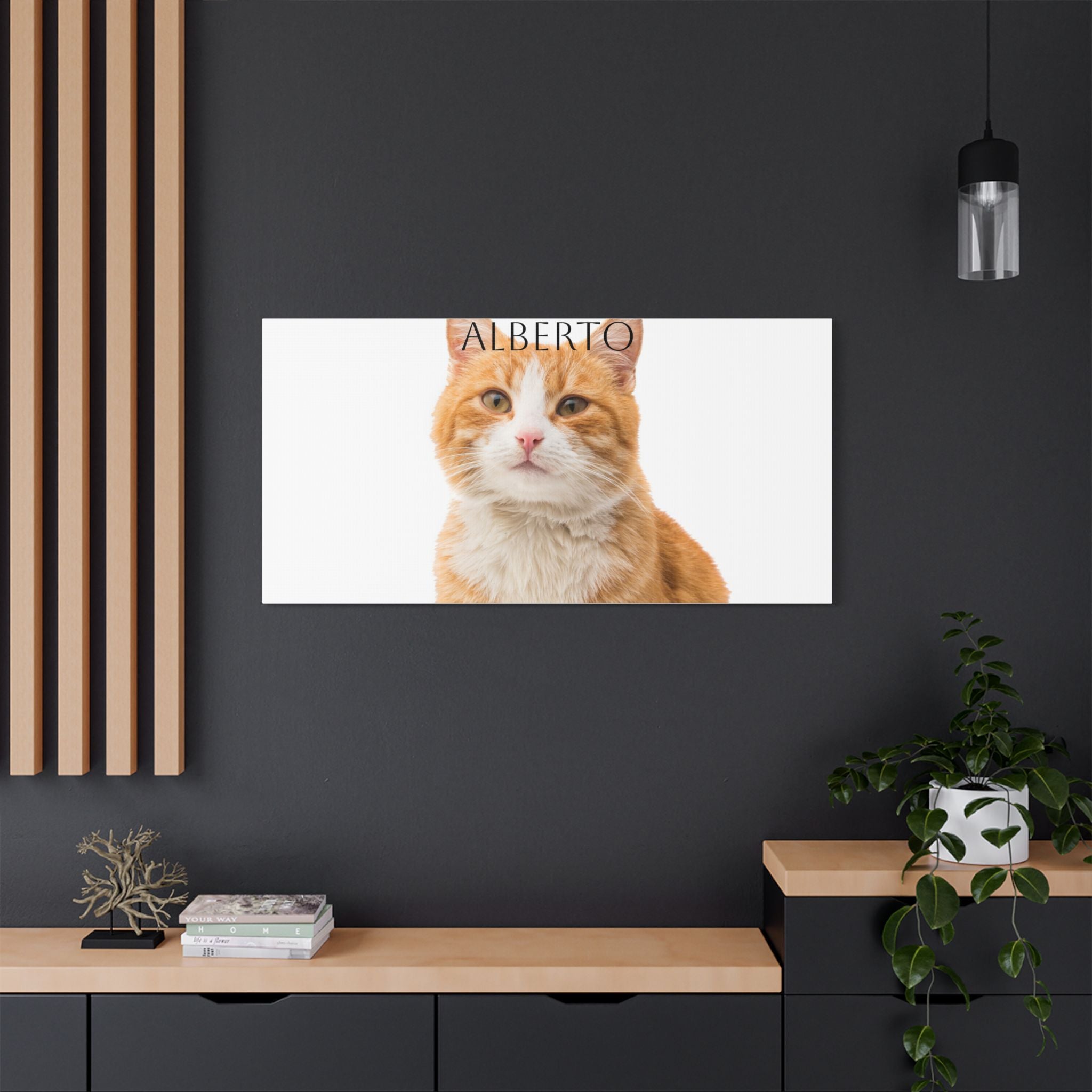 Pet Portrait Satin Canvas (Stretched)