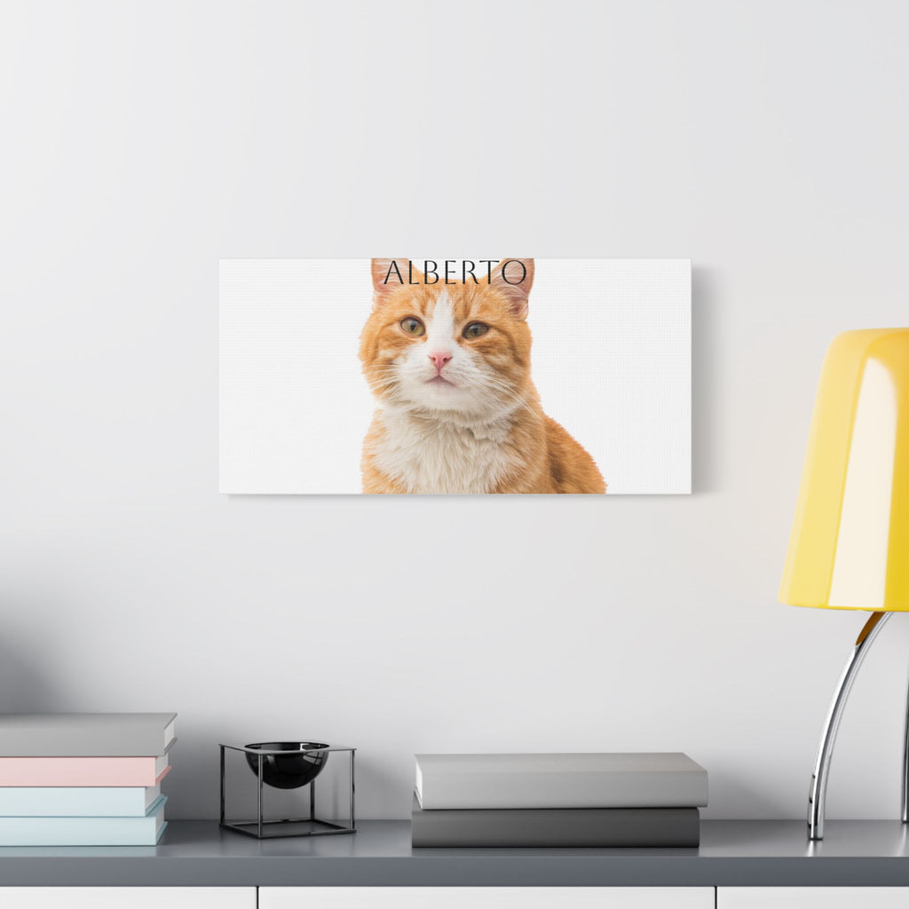 Pet Portrait Satin Canvas (Stretched)