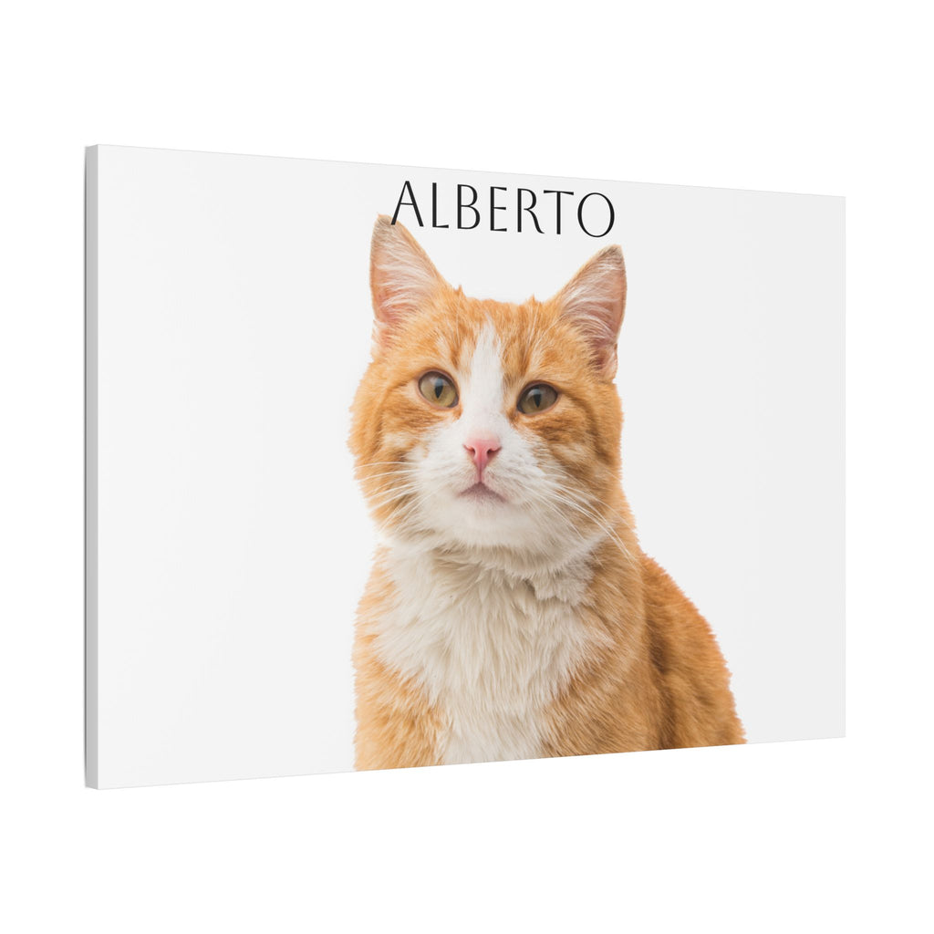 Pet Portrait Satin Canvas (Stretched)