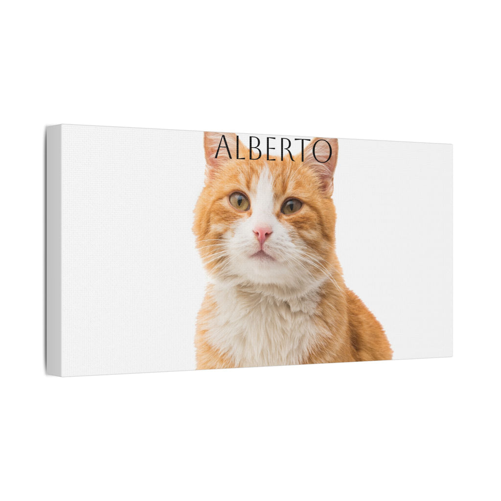 Pet Portrait Satin Canvas (Stretched)
