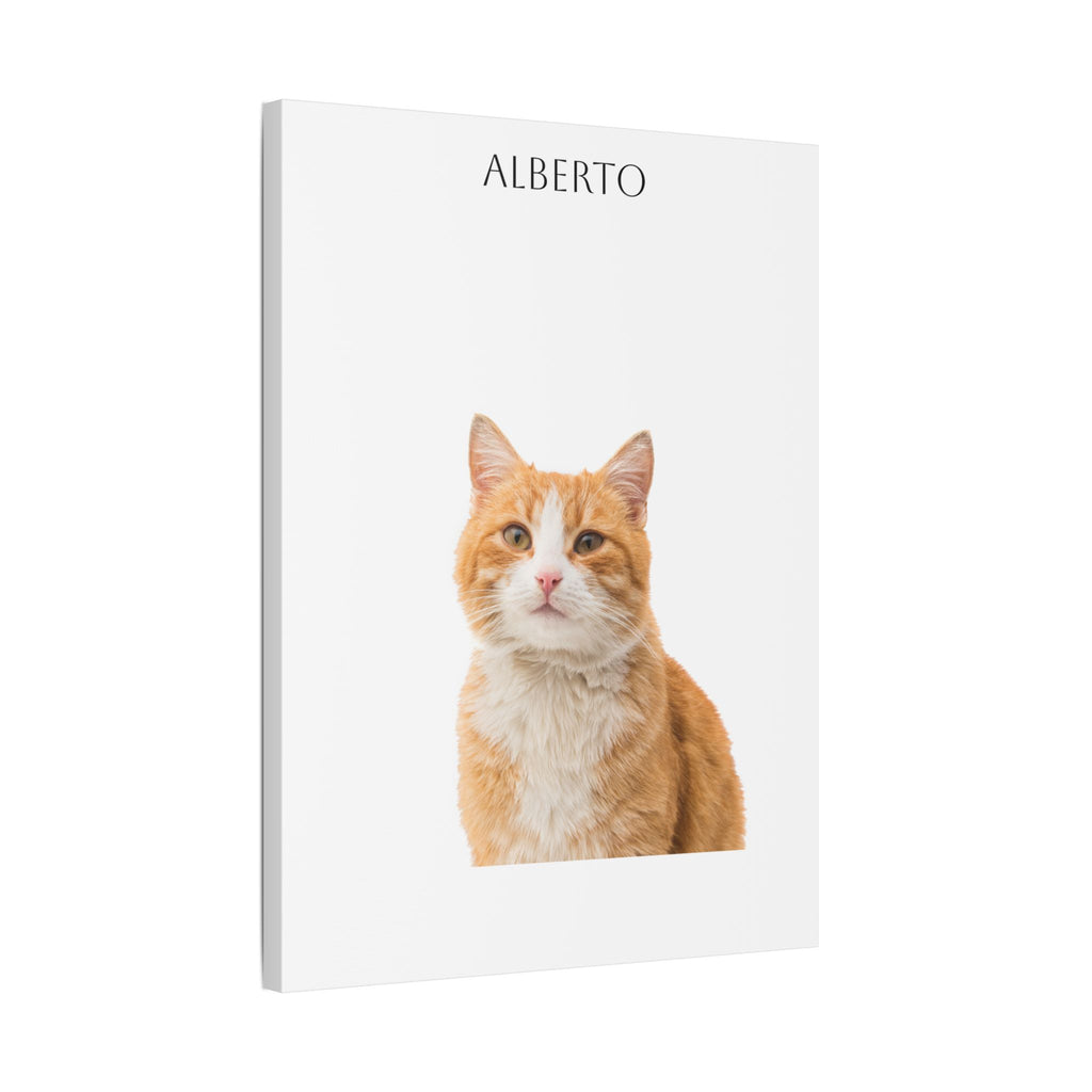 Pet Portrait Satin Canvas (Stretched)
