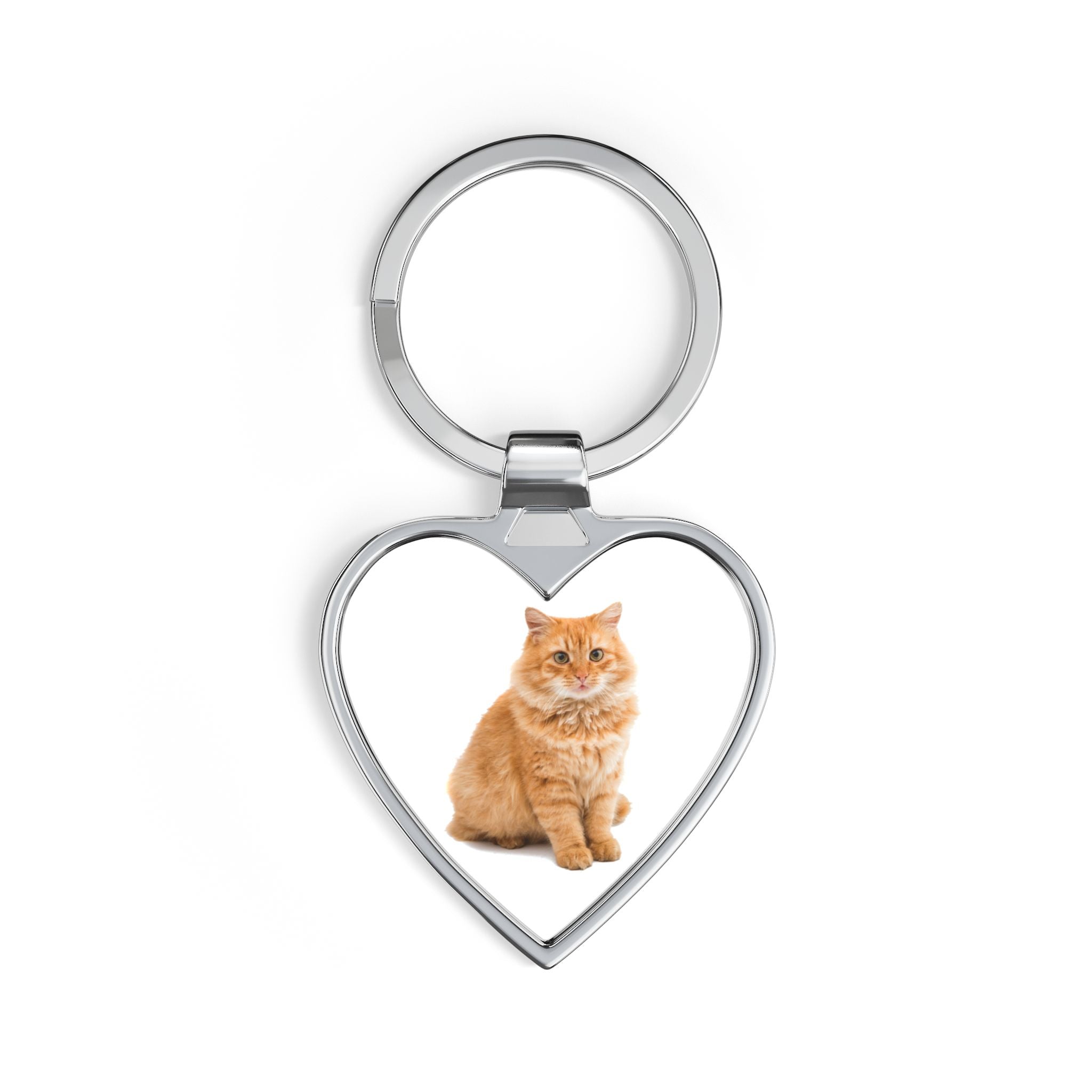 Heart Keychain — Personalized Photo Heart Keyring | Cute Pet Lover Gift