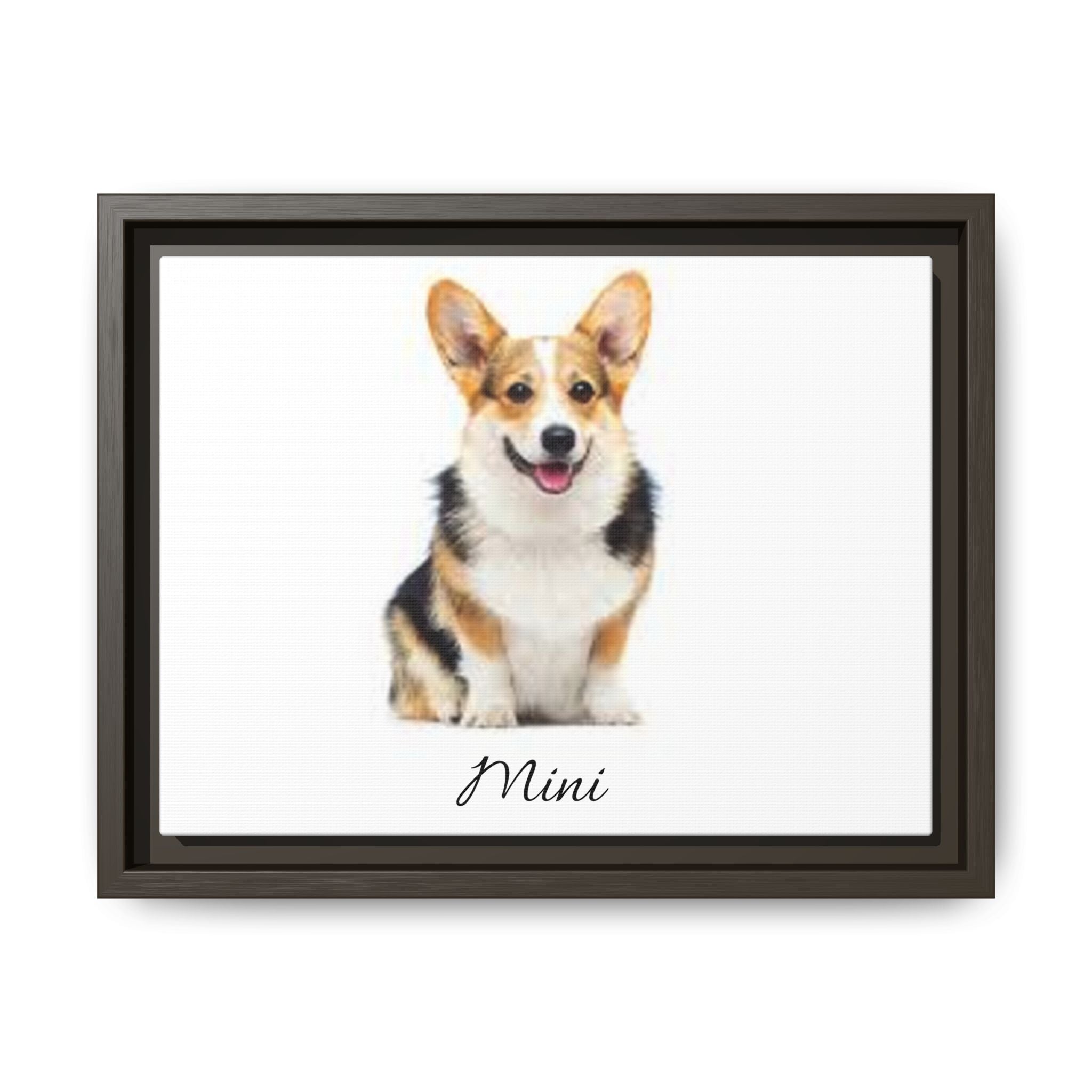 Framed Matte Canvas Portrait – Personalized Wall Art