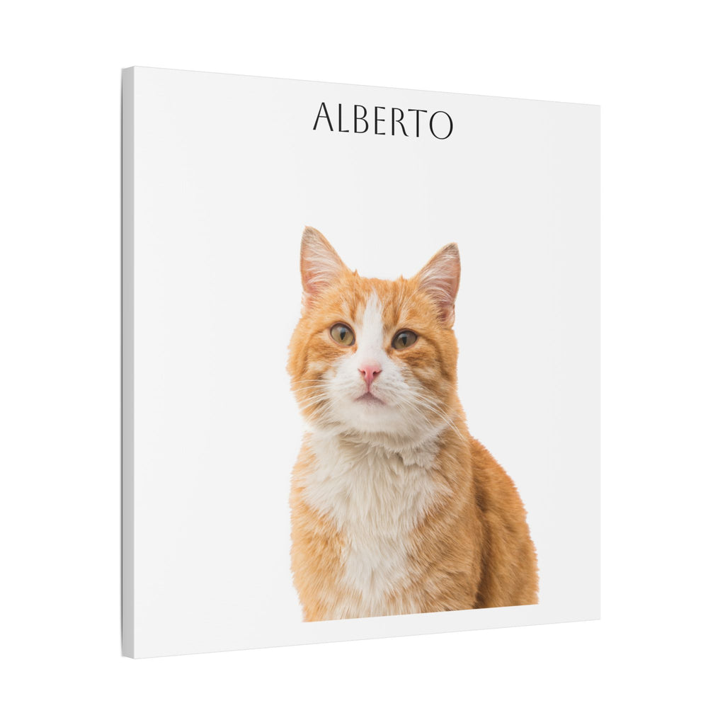 Pet Portrait Satin Canvas (Stretched)