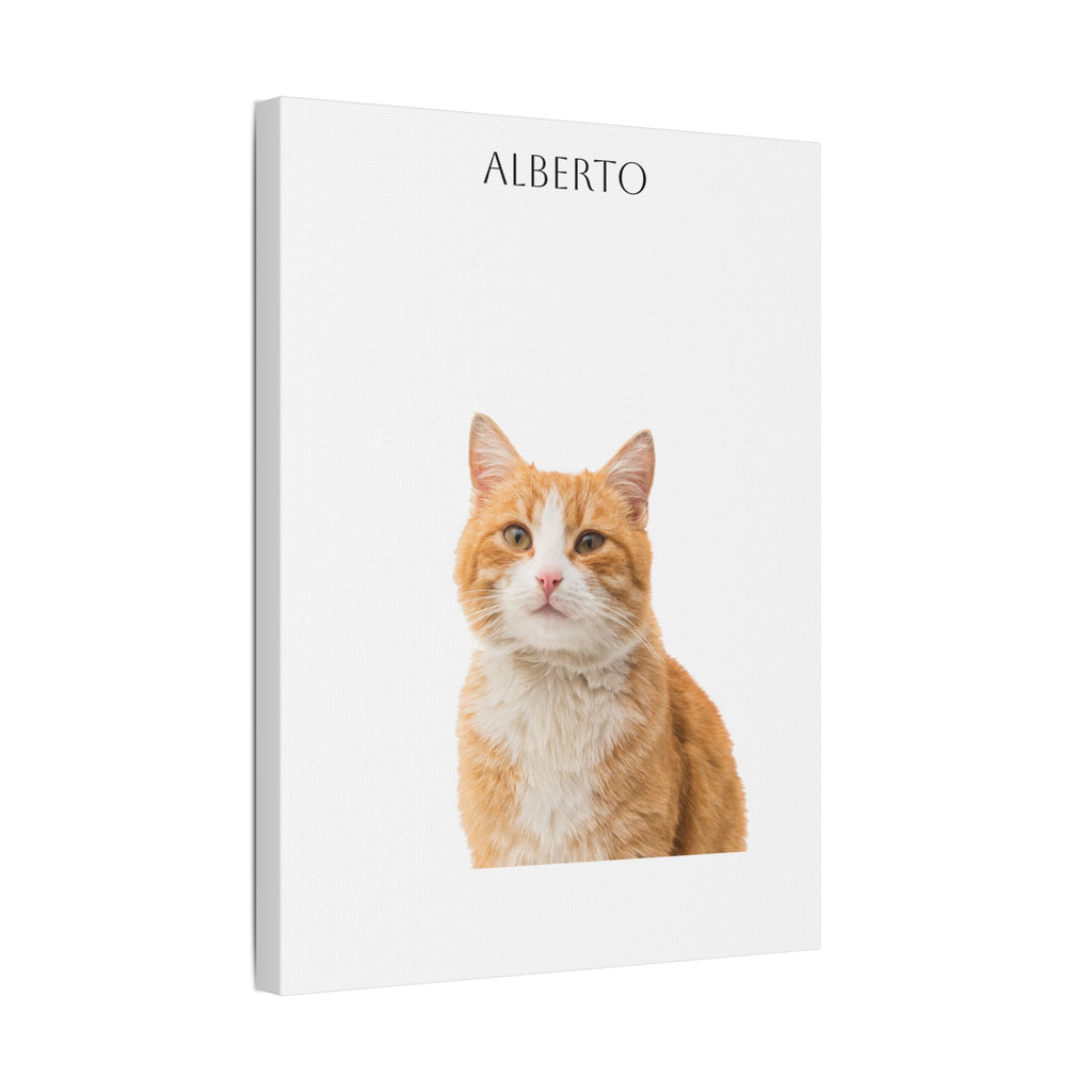 Pet Portrait Satin Canvas (Stretched)