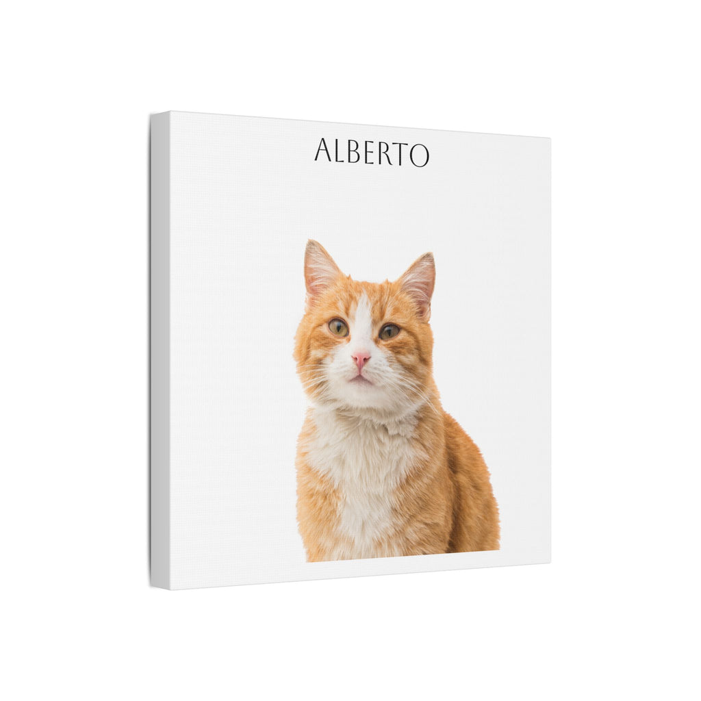 Pet Portrait Satin Canvas (Stretched)