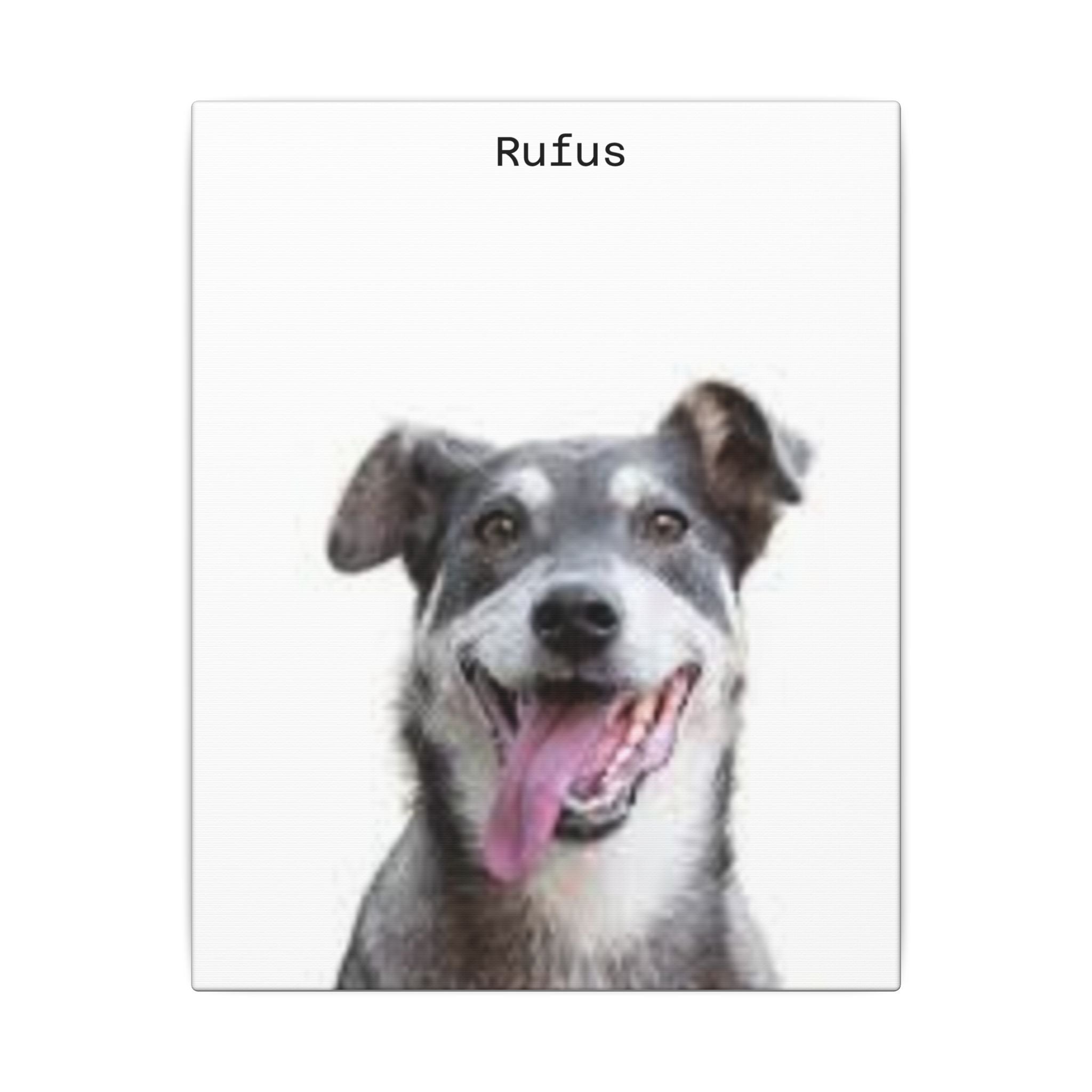 Portrait Canvas — Matte Stretched Wall Art for Pet Lovers