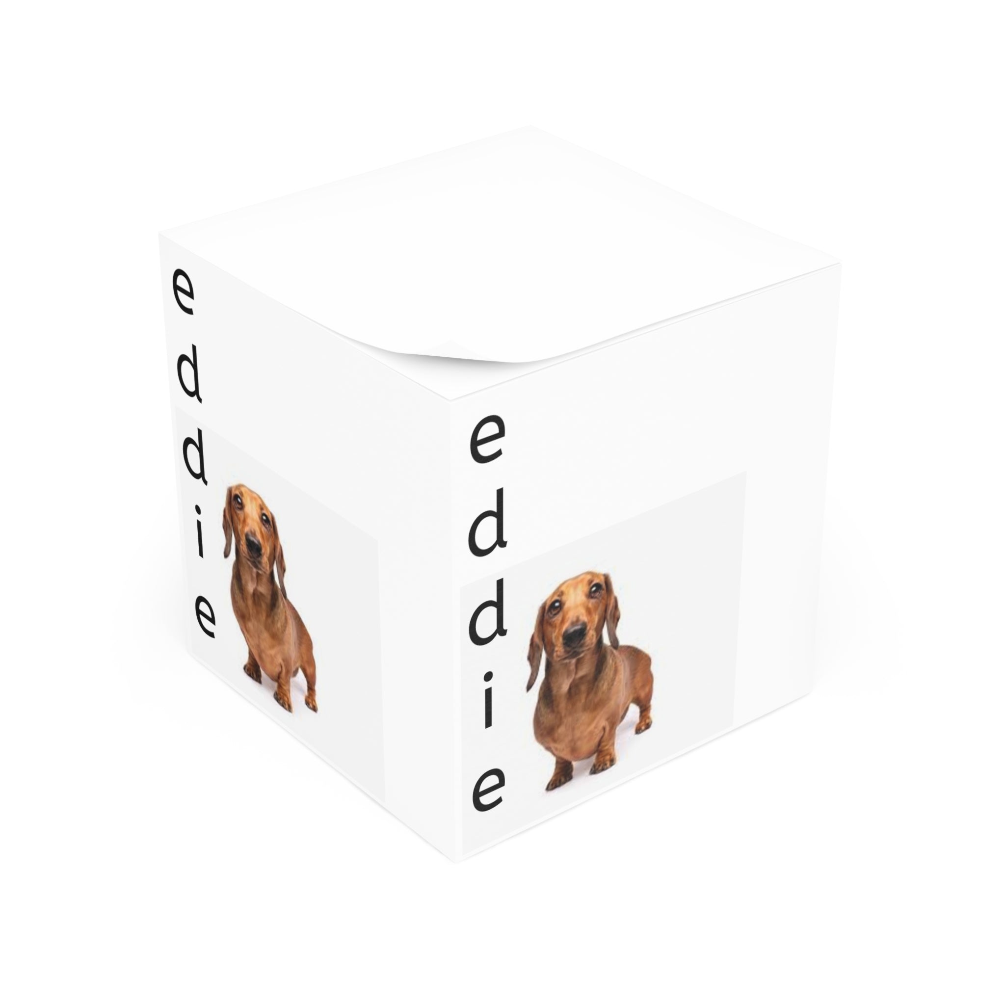Personalized Note Cube — Custom Sticky Note Block