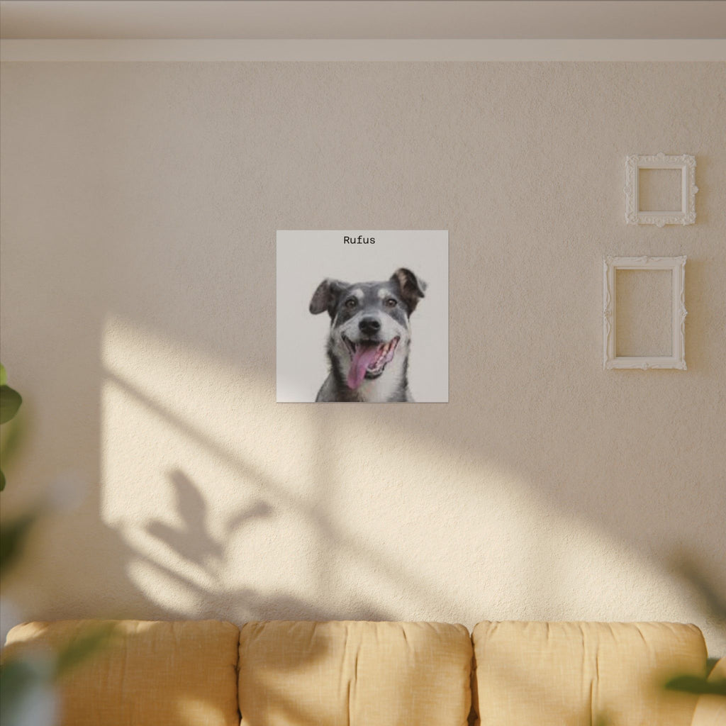 Portrait Canvas — Matte Stretched Wall Art for Pet Lovers