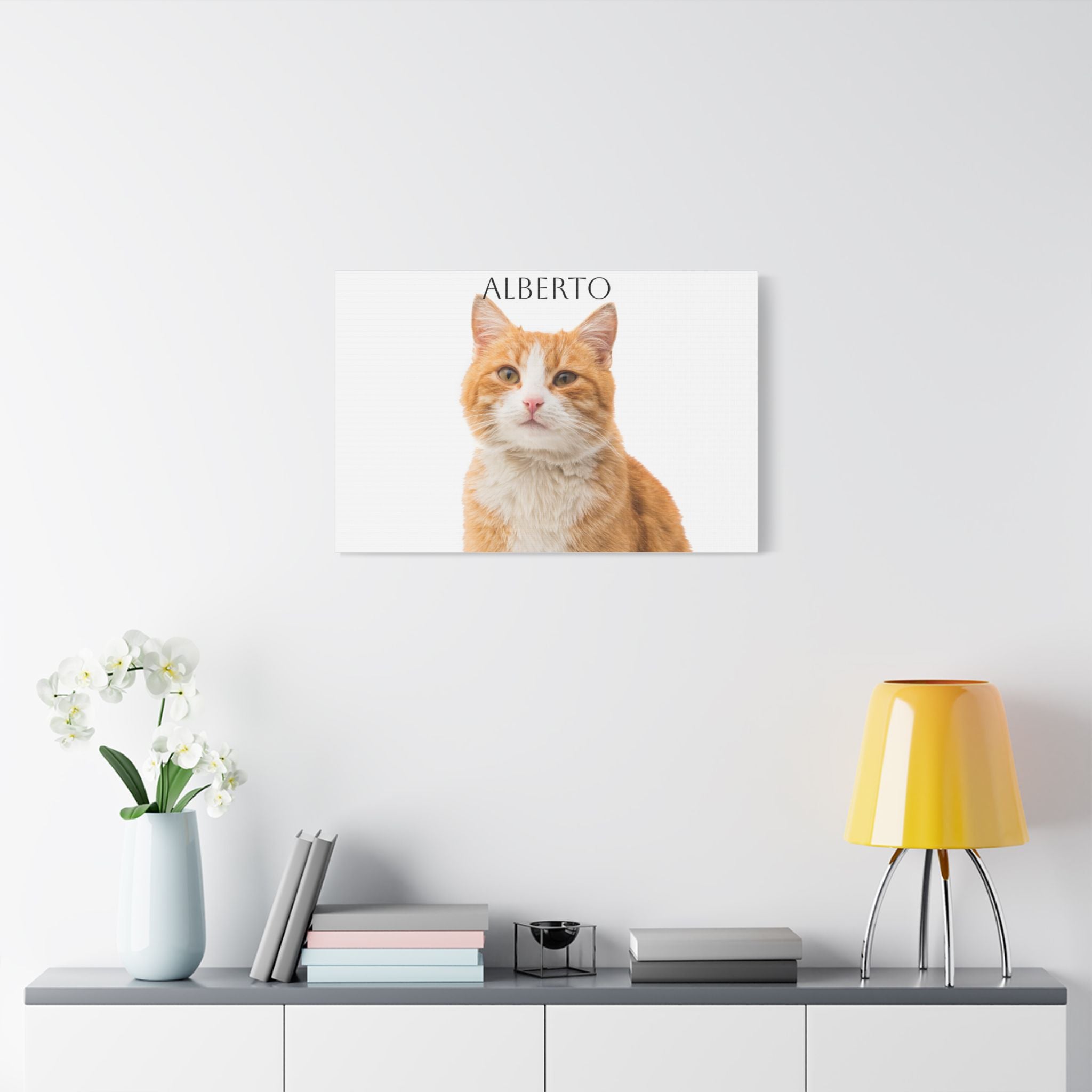 Pet Portrait Satin Canvas (Stretched)