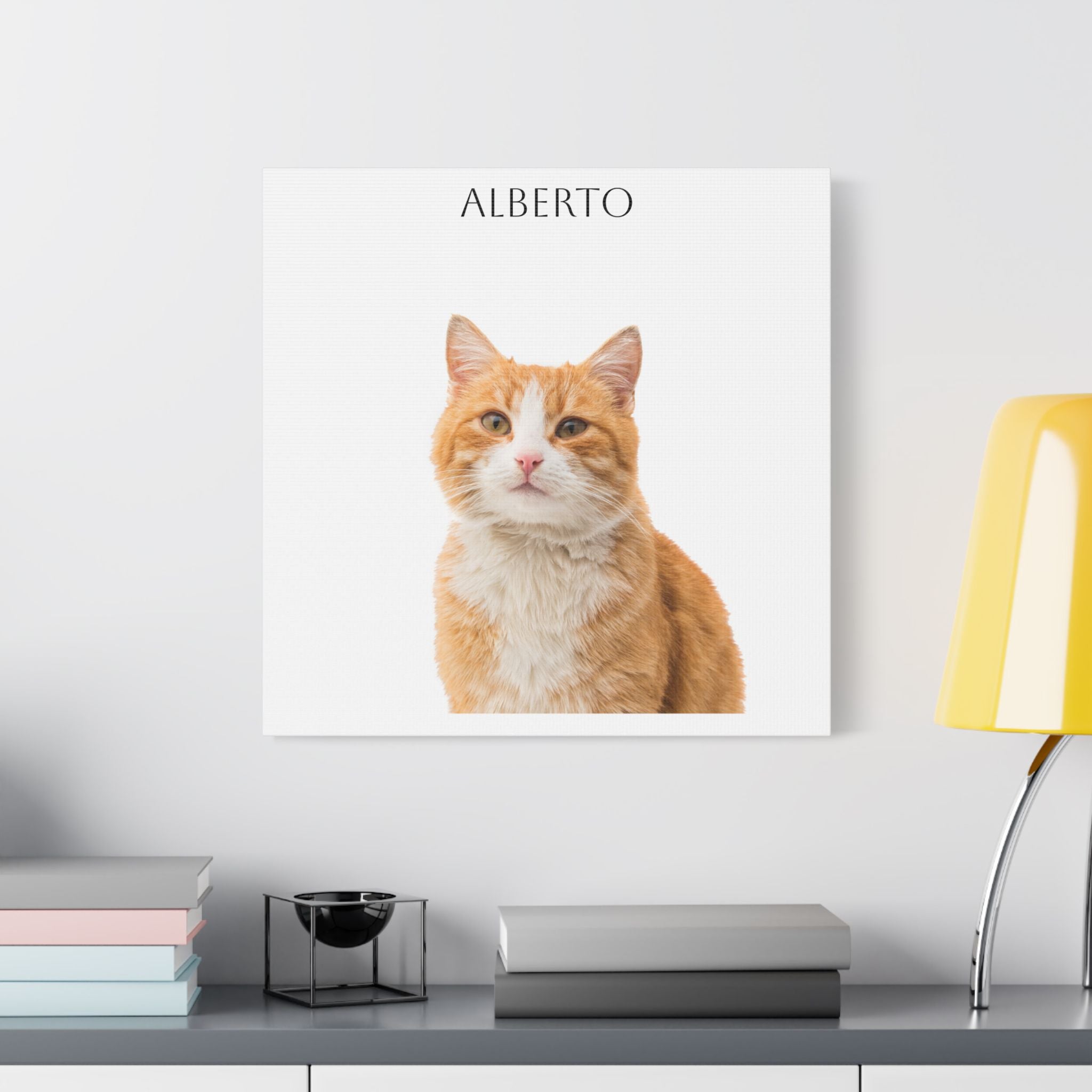 Pet Portrait Satin Canvas (Stretched)