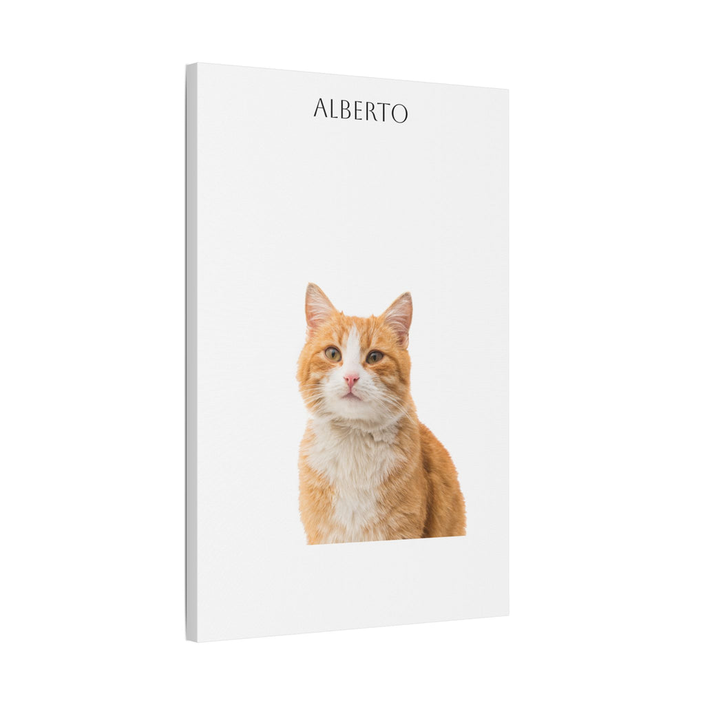 Pet Portrait Satin Canvas (Stretched)