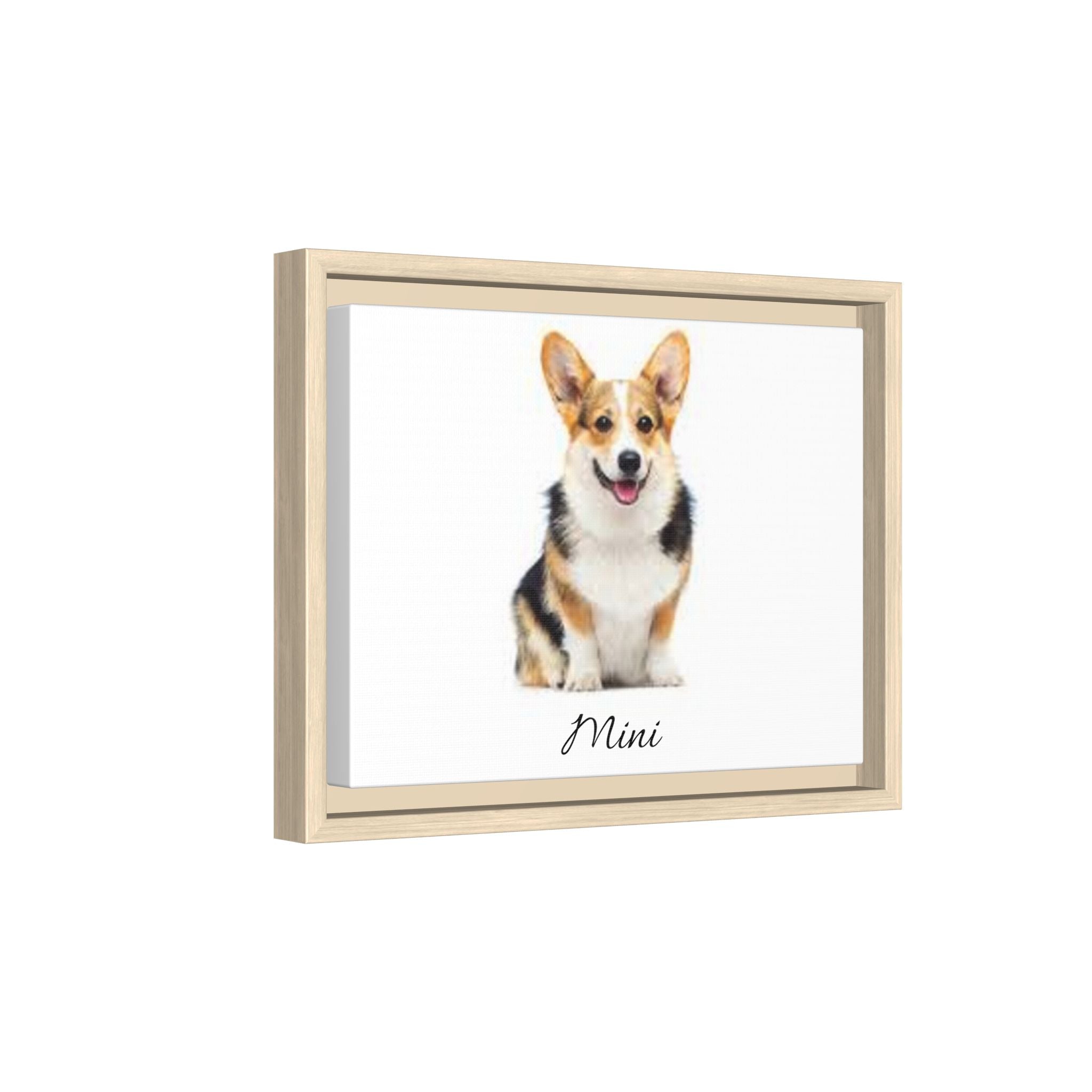 Framed Matte Canvas Portrait – Personalized Wall Art
