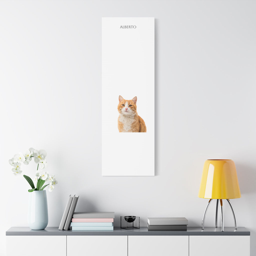 Pet Portrait Satin Canvas (Stretched)