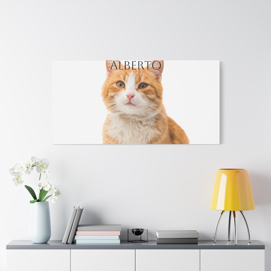 Pet Portrait Satin Canvas (Stretched)