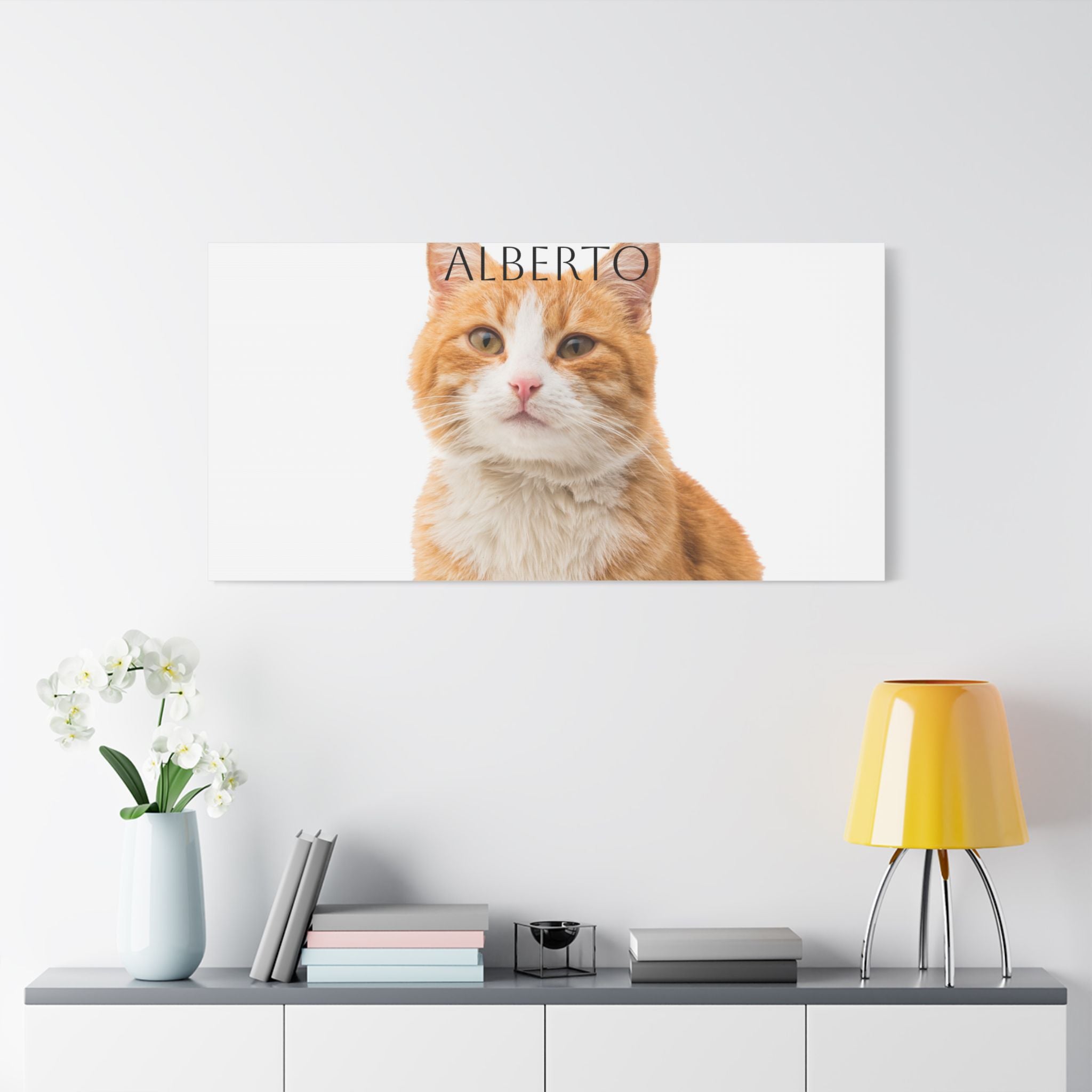 Pet Portrait Satin Canvas (Stretched)