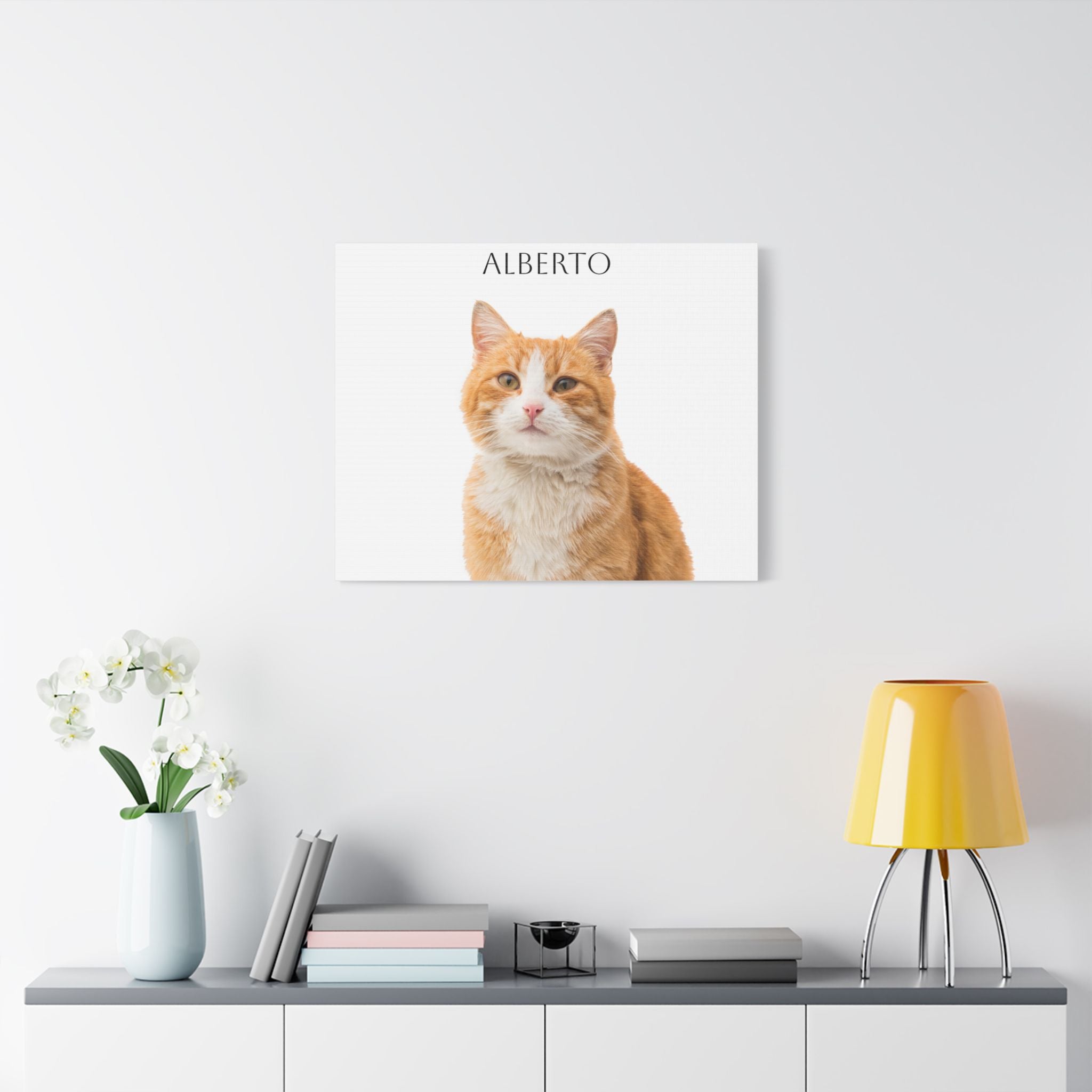 Pet Portrait Satin Canvas (Stretched)