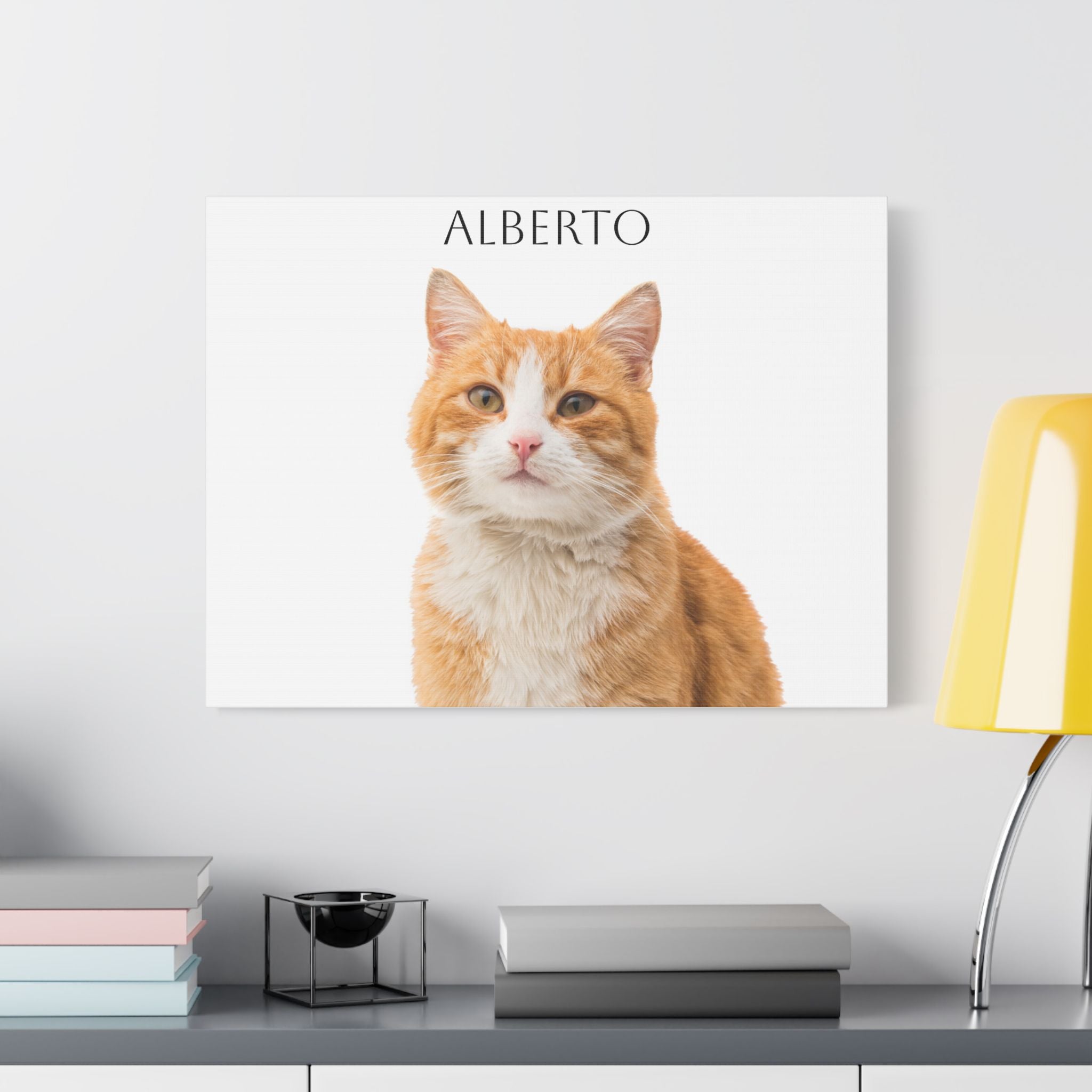 Pet Portrait Satin Canvas (Stretched)