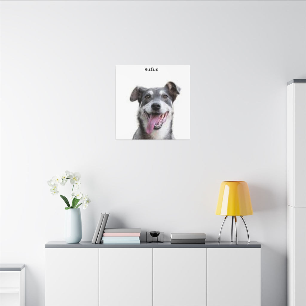 Portrait Canvas — Matte Stretched Wall Art for Pet Lovers