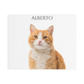 Pet Portrait Satin Canvas (Stretched)