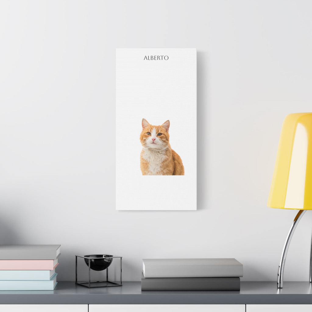 Pet Portrait Satin Canvas (Stretched)